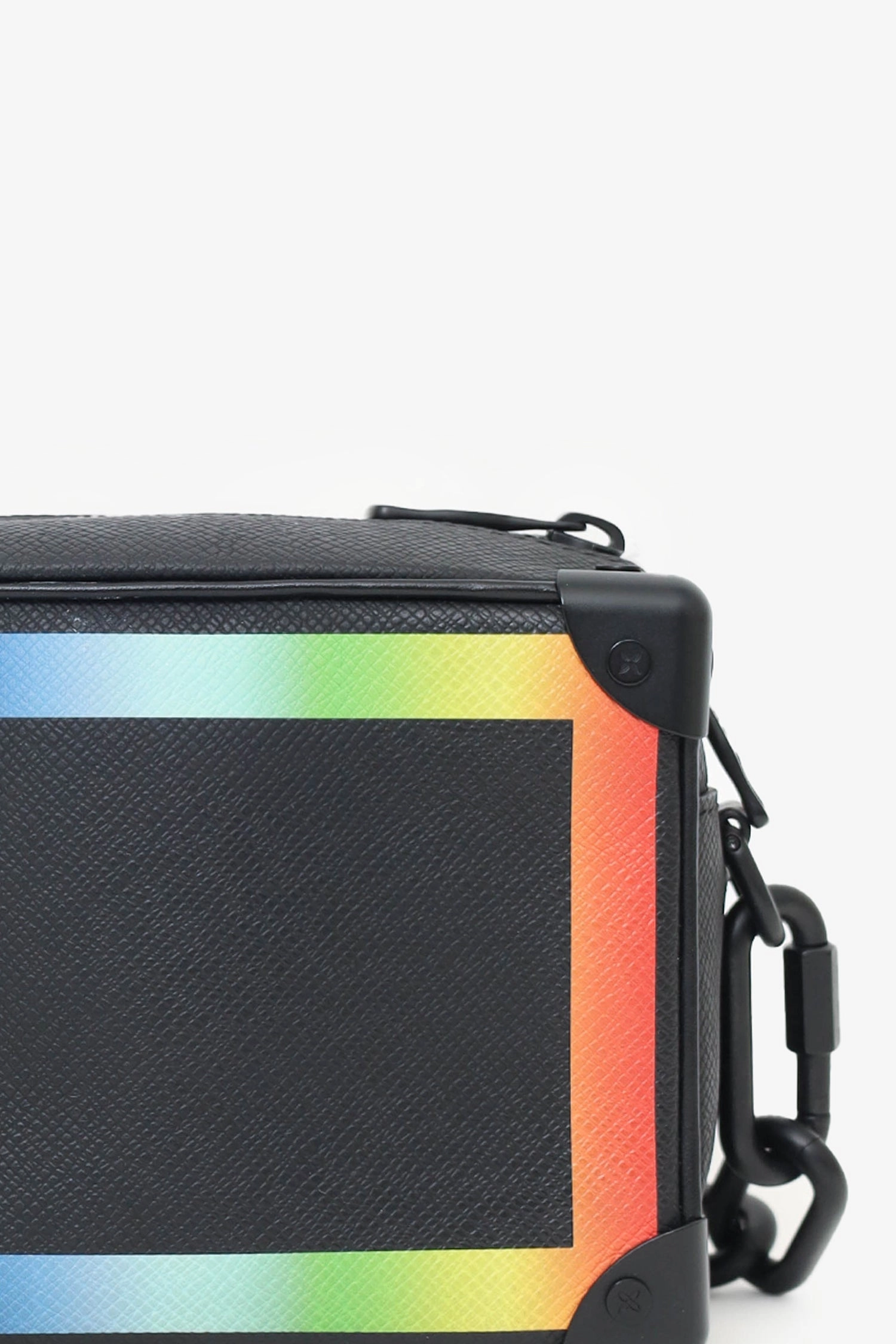 Louis Vuitton 2019 Black Taga Rainbow Mini Soft Trunk Crossbody