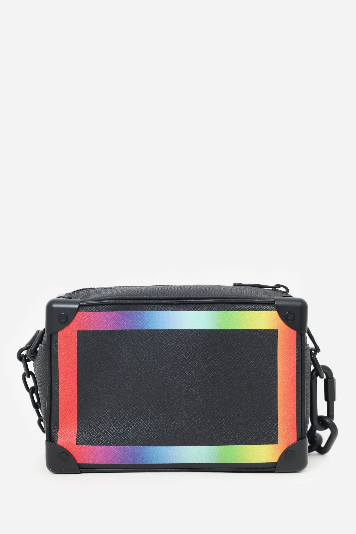 Louis Vuitton 2019 Black Taga Rainbow Mini Soft Trunk Crossbody