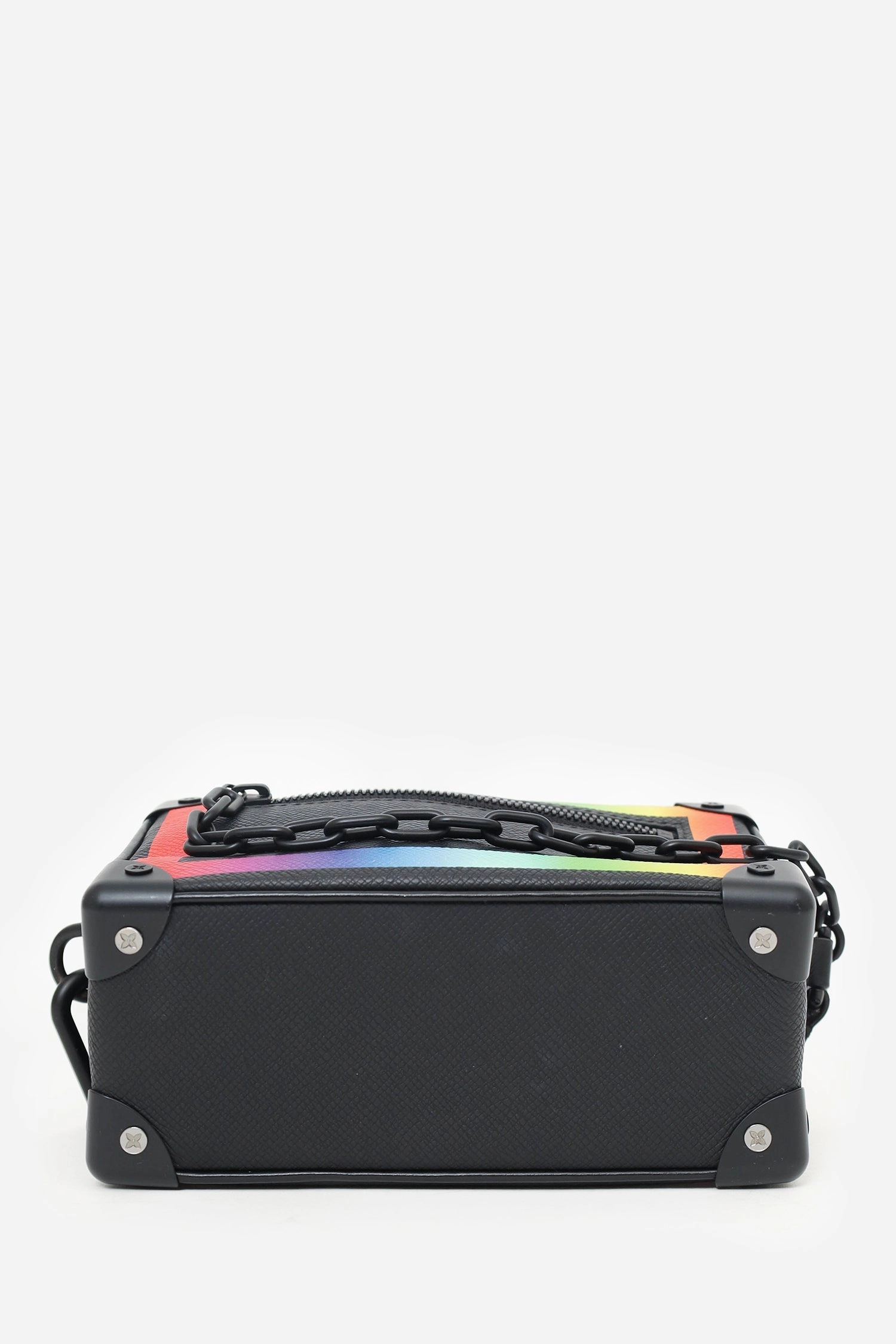 Louis Vuitton 2019 Black Taga Rainbow Mini Soft Trunk Crossbody