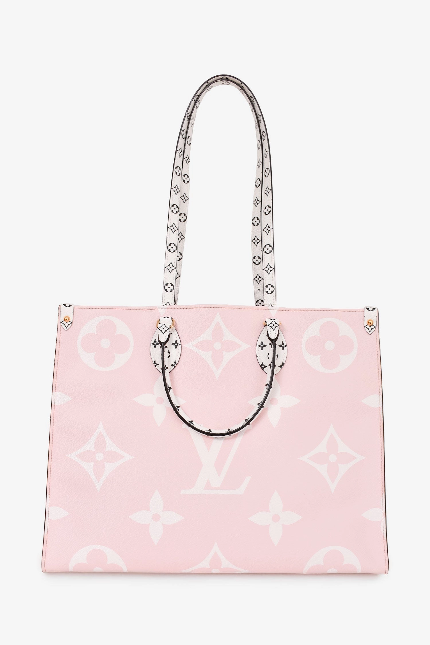 Louis Vuitton 2019 Red Multicolour Monogram Giant Reverse 'OnTheGo' Tote