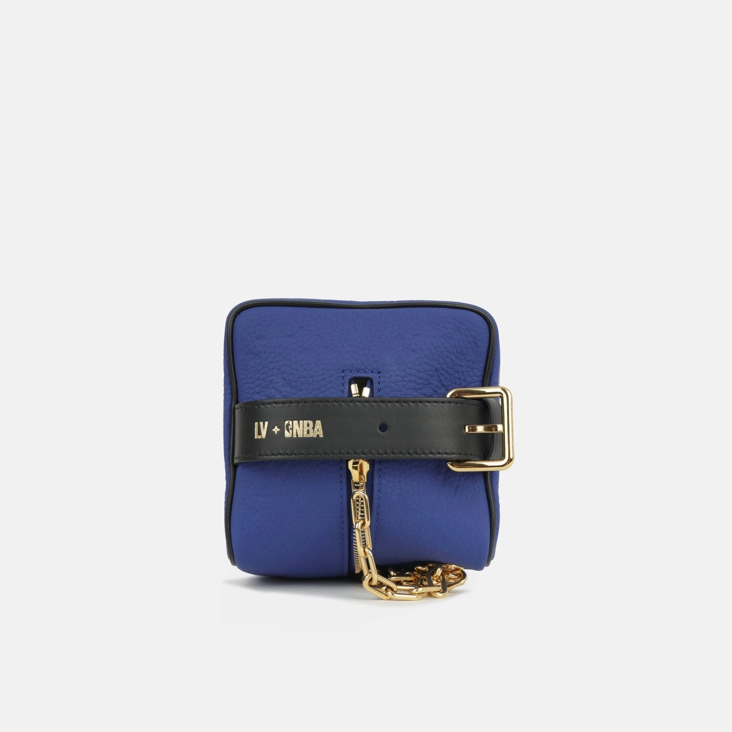 Louis Vuitton - LVxNBA Cloakroom Dopp Kit Bag - Electric Blue Monogram Embossed GHW - Pre-Loved