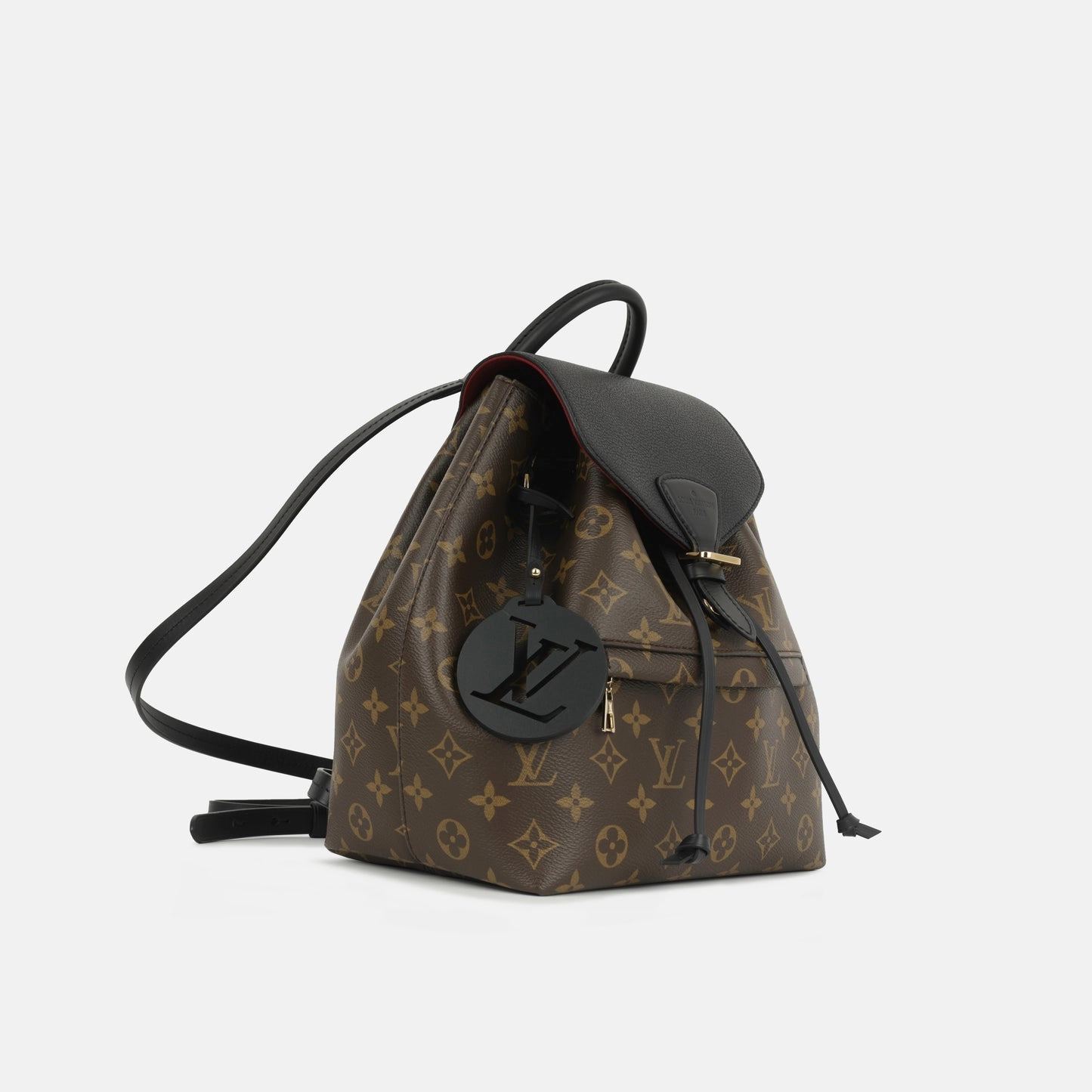 Louis Vuitton - Montsouris Backpack - Monogram / Black Trim GHW - Pre-Loved - 2021