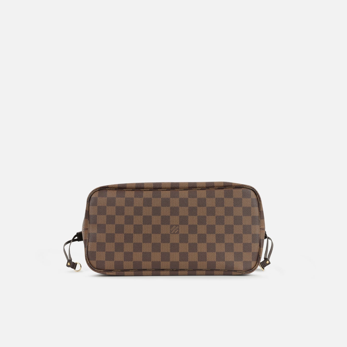 Louis Vuitton - Neverfull MM - Damier Ebene / Red Striped Lining GHW - Pre-Loved