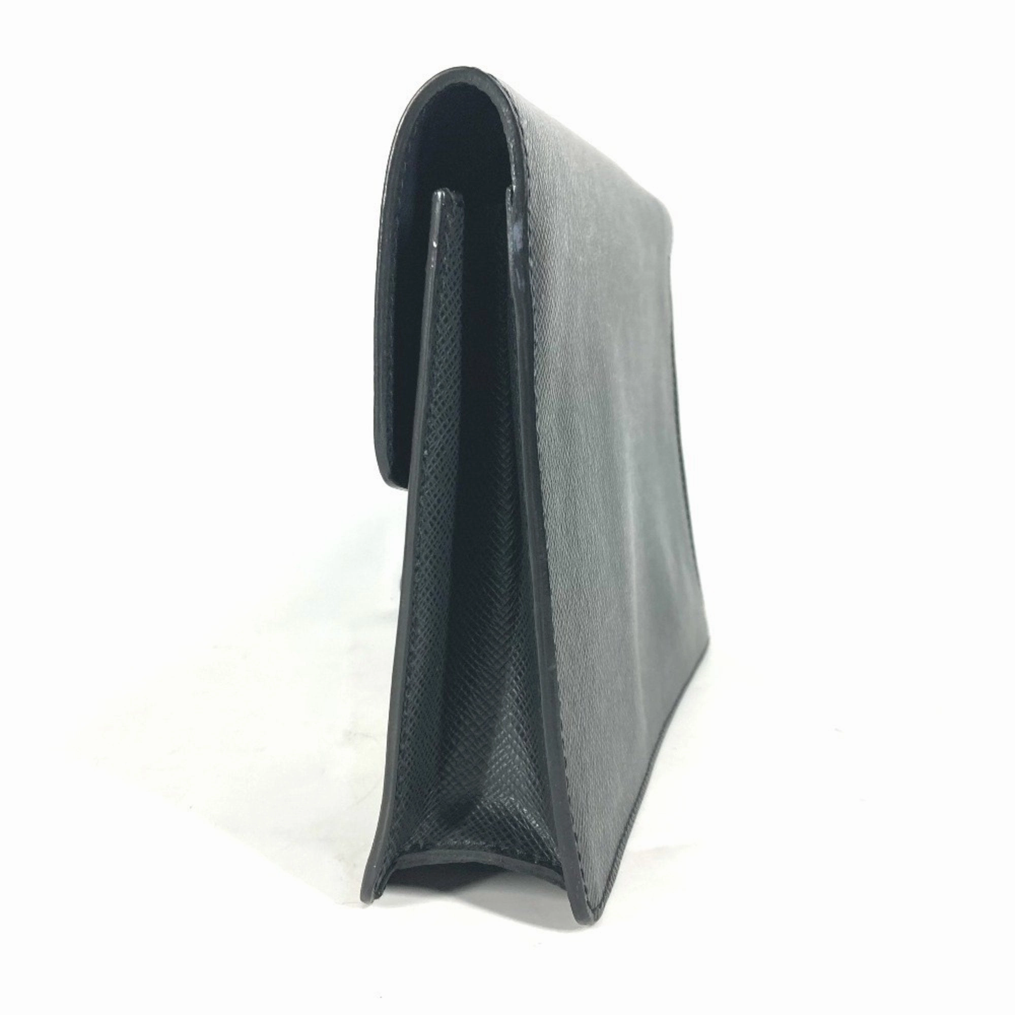 Louis Vuitton Ardoise Taiga Leather Clutch Bag Pouch (Pre-Owned)