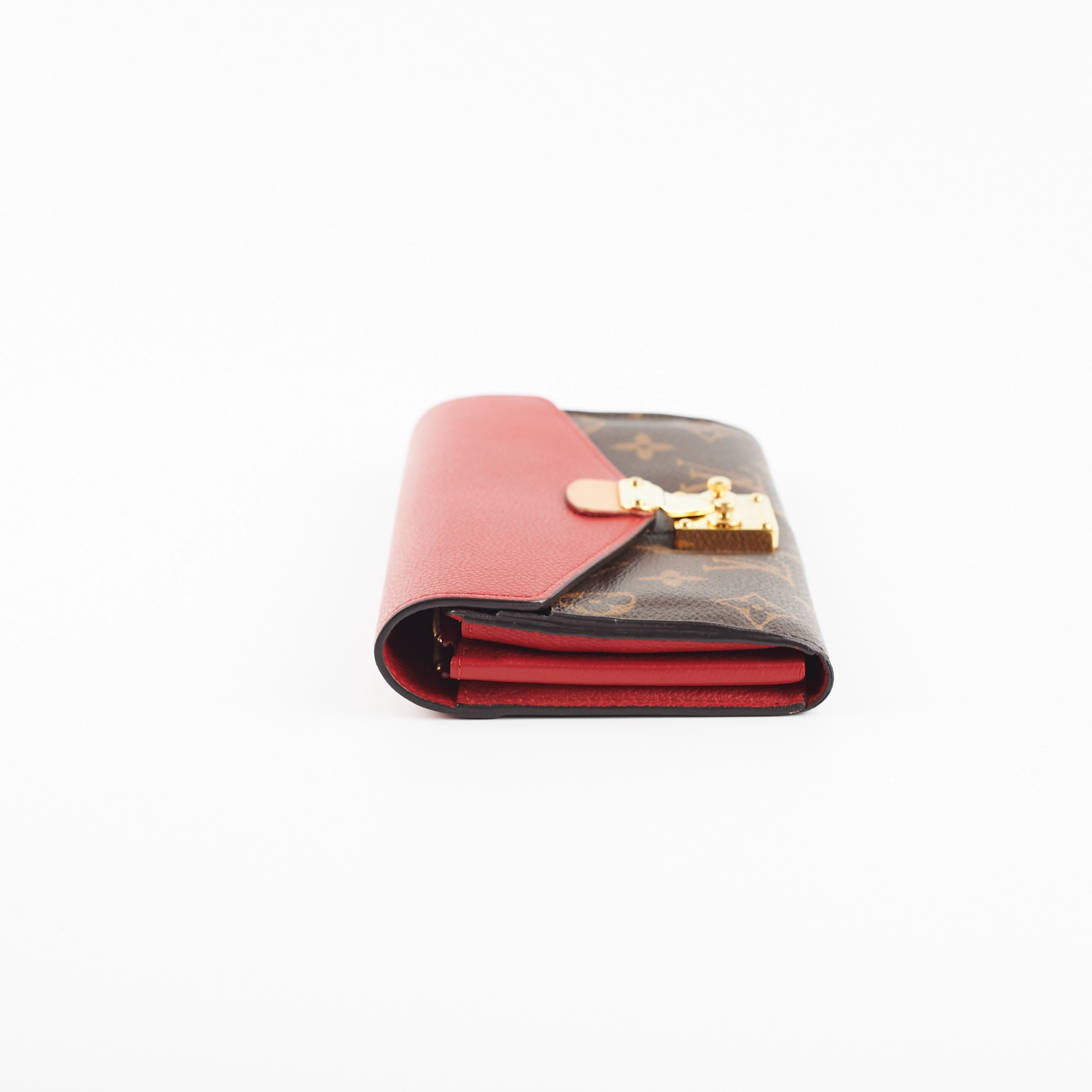 Louis Vuitton Bifold Pallas Wallet Red