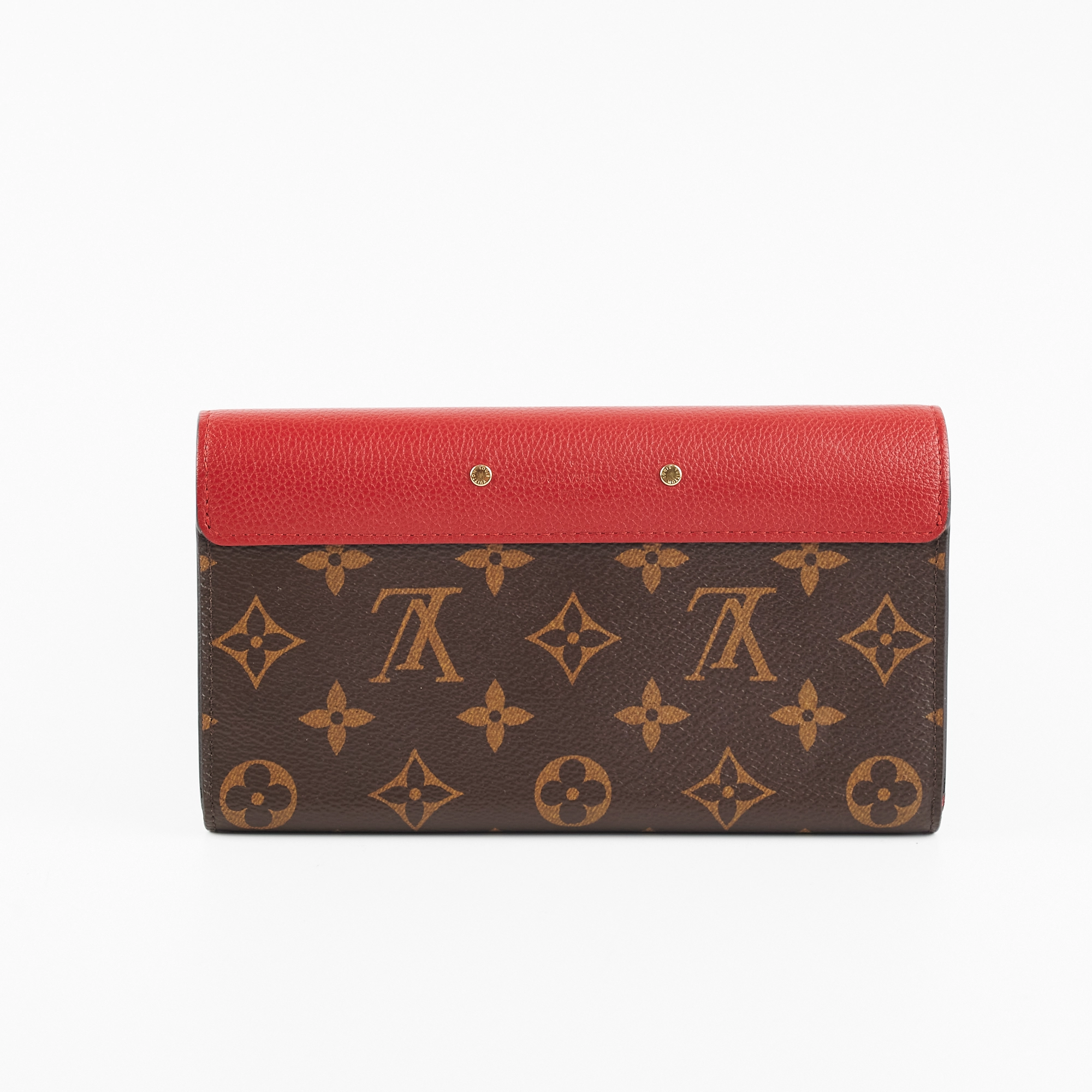 Louis Vuitton Bifold Pallas Wallet Red
