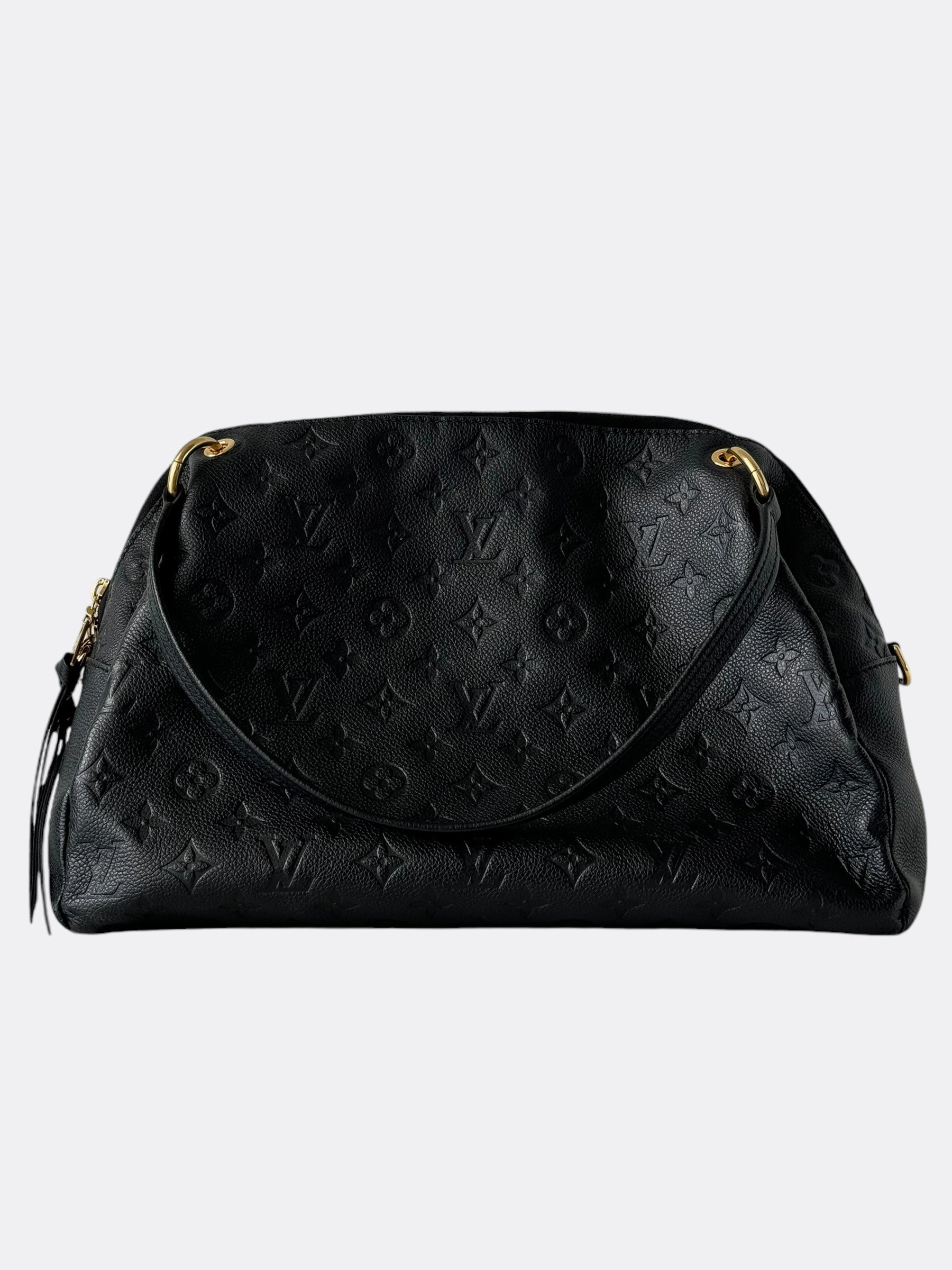 Louis Vuitton Black Empreinte Monogram Montaigne MM