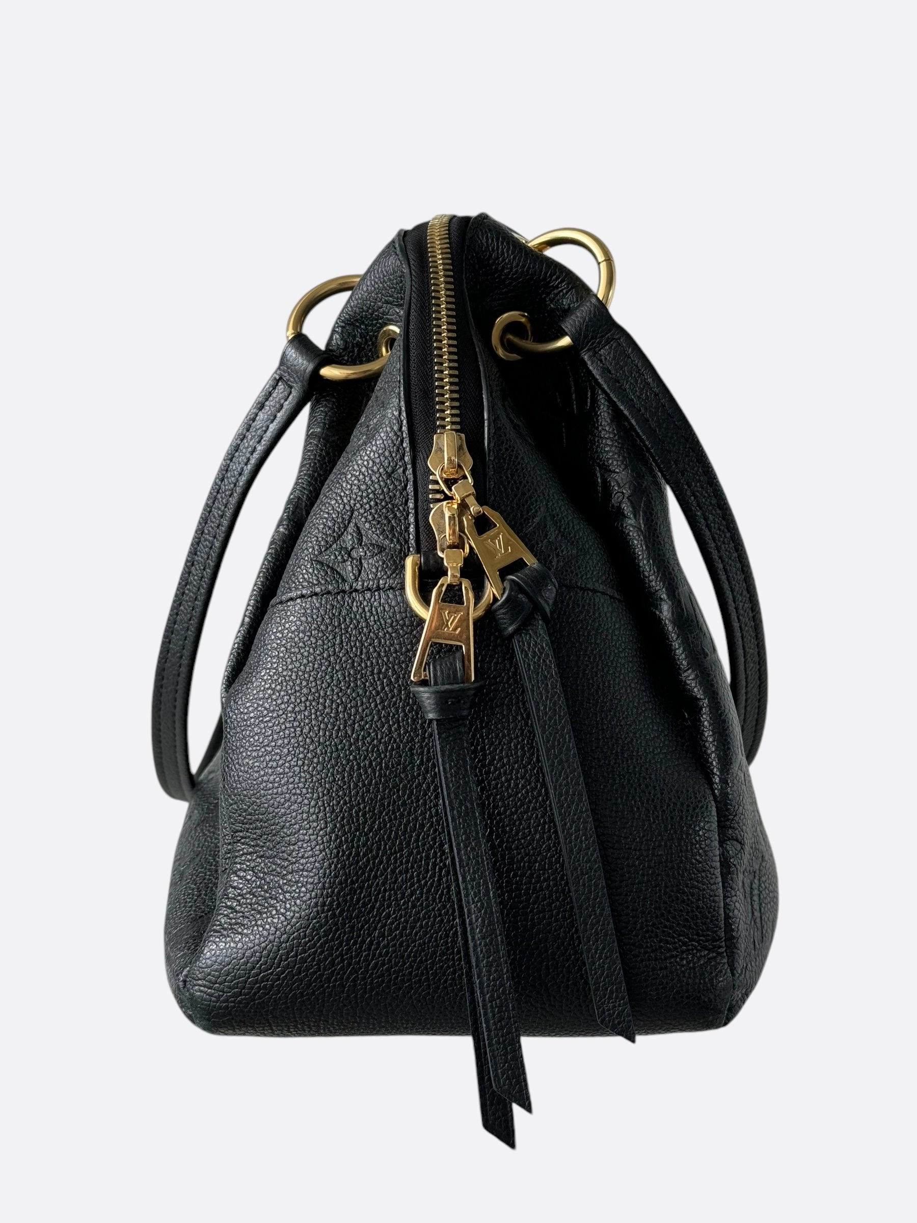 Louis Vuitton Black Empreinte Monogram Montaigne MM