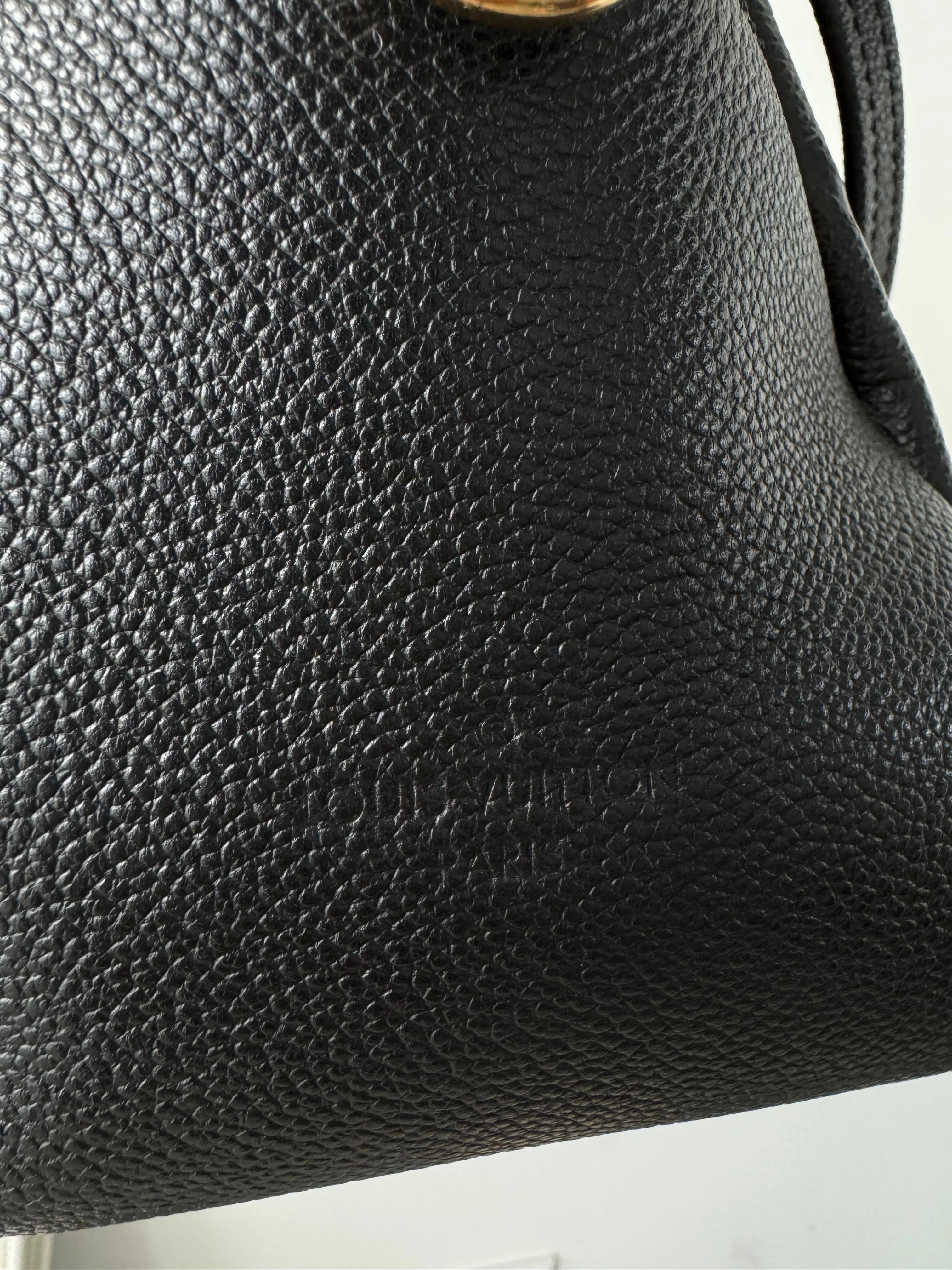 Louis Vuitton Black Empreinte Monogram Montaigne MM