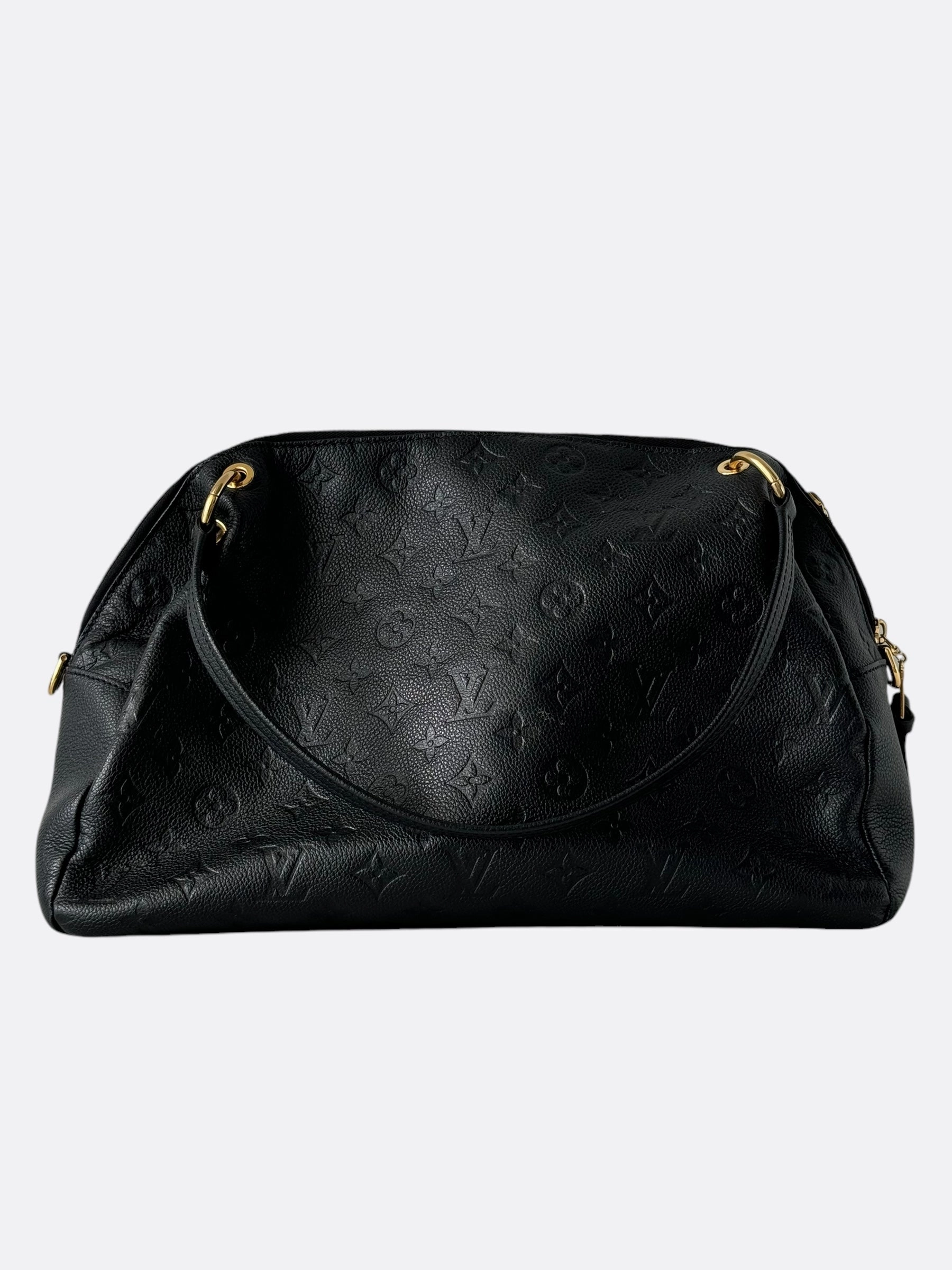 Louis Vuitton Black Empreinte Monogram Montaigne MM