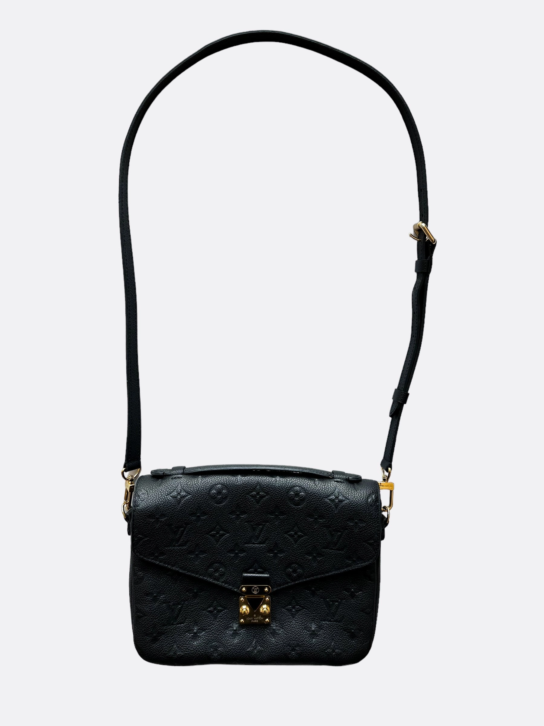 Louis Vuitton Black Empreinte Monogram Pochette Metis