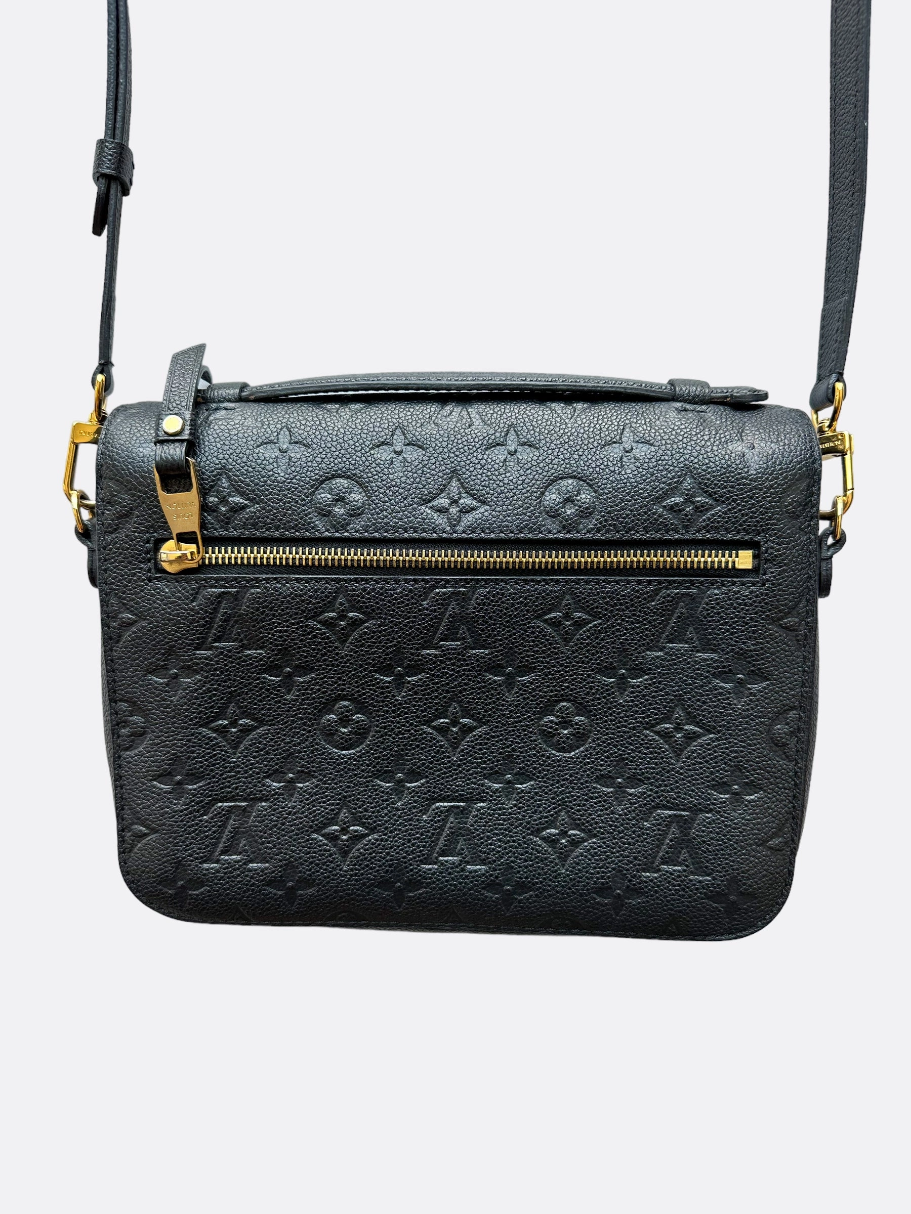 Louis Vuitton Black Empreinte Monogram Pochette Metis