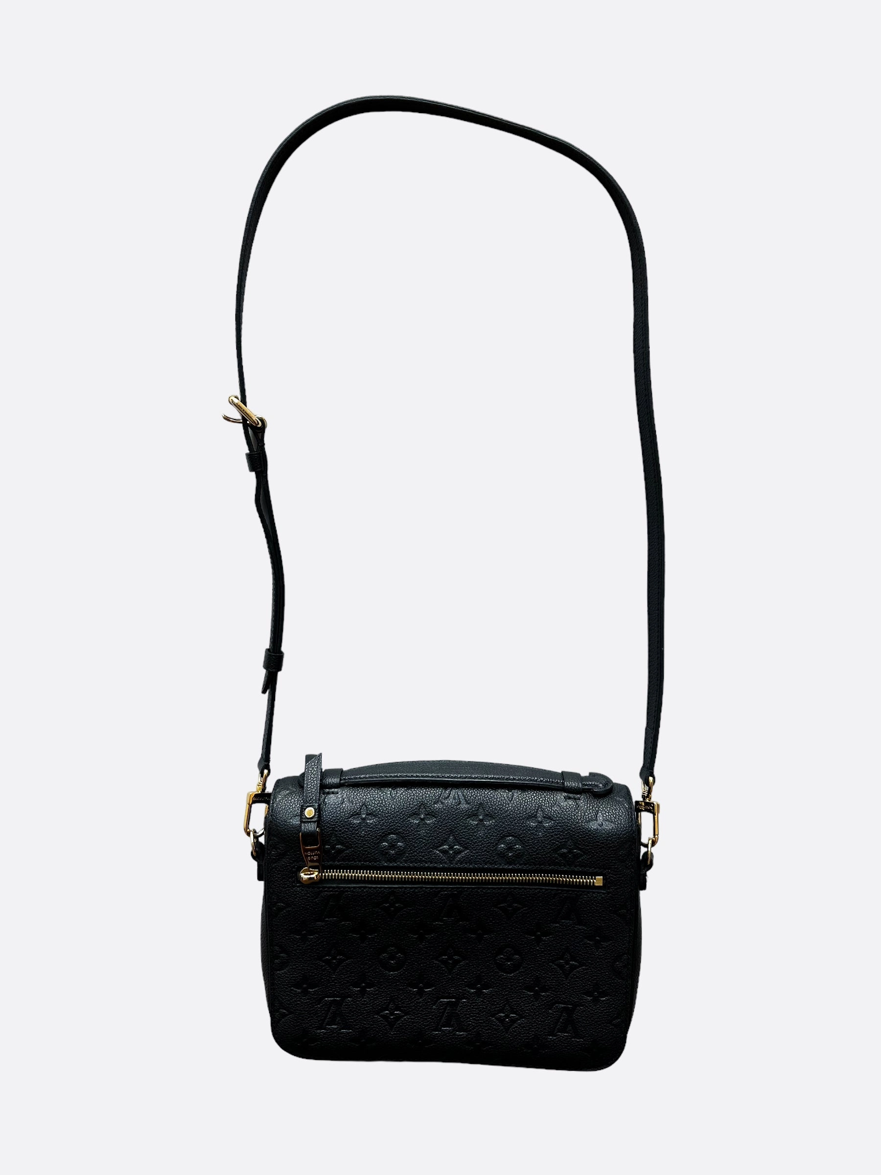 Louis Vuitton Black Empreinte Monogram Pochette Metis
