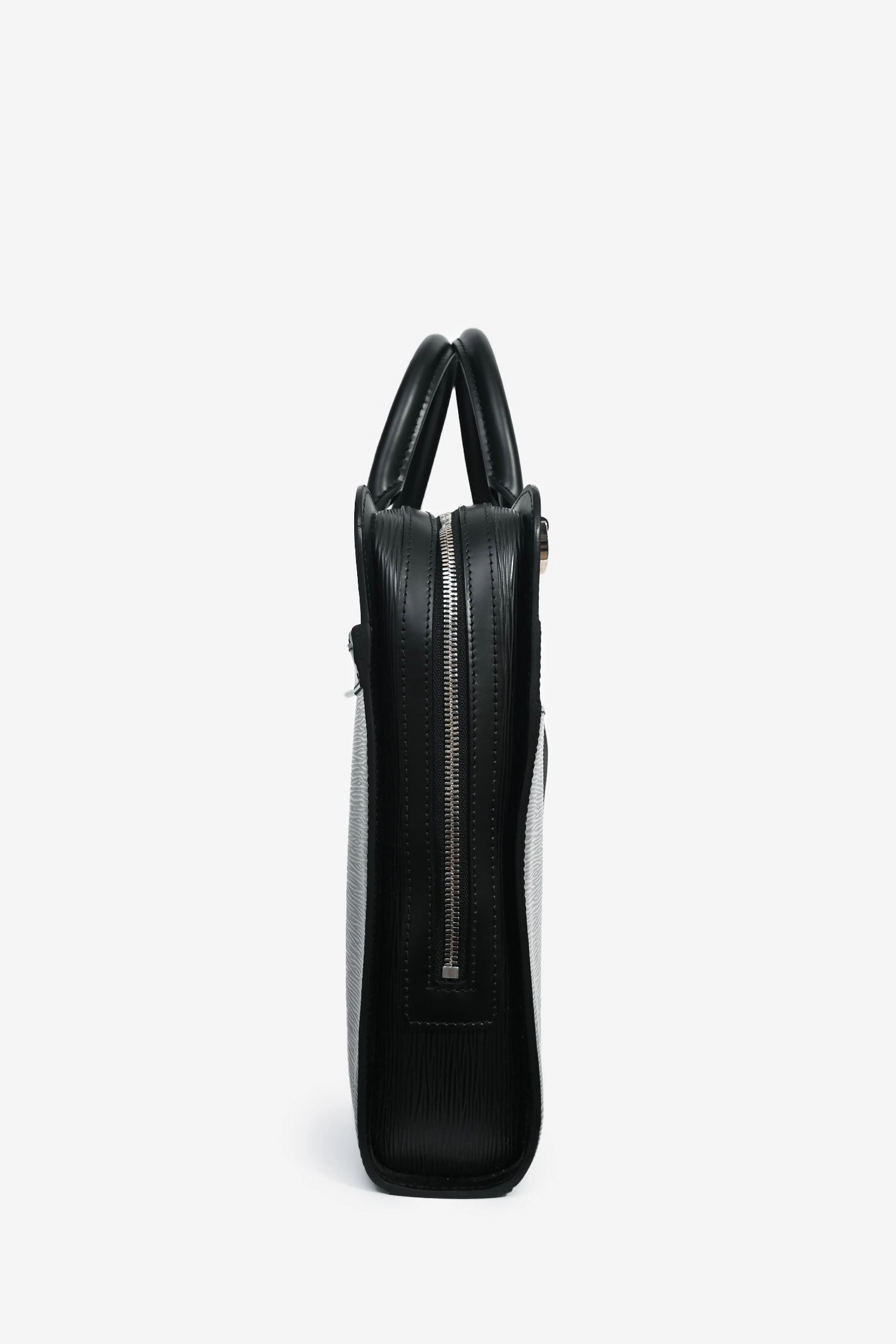 Louis Vuitton Black Epi Leather 'Bassano' MM Briefcase (As Is)