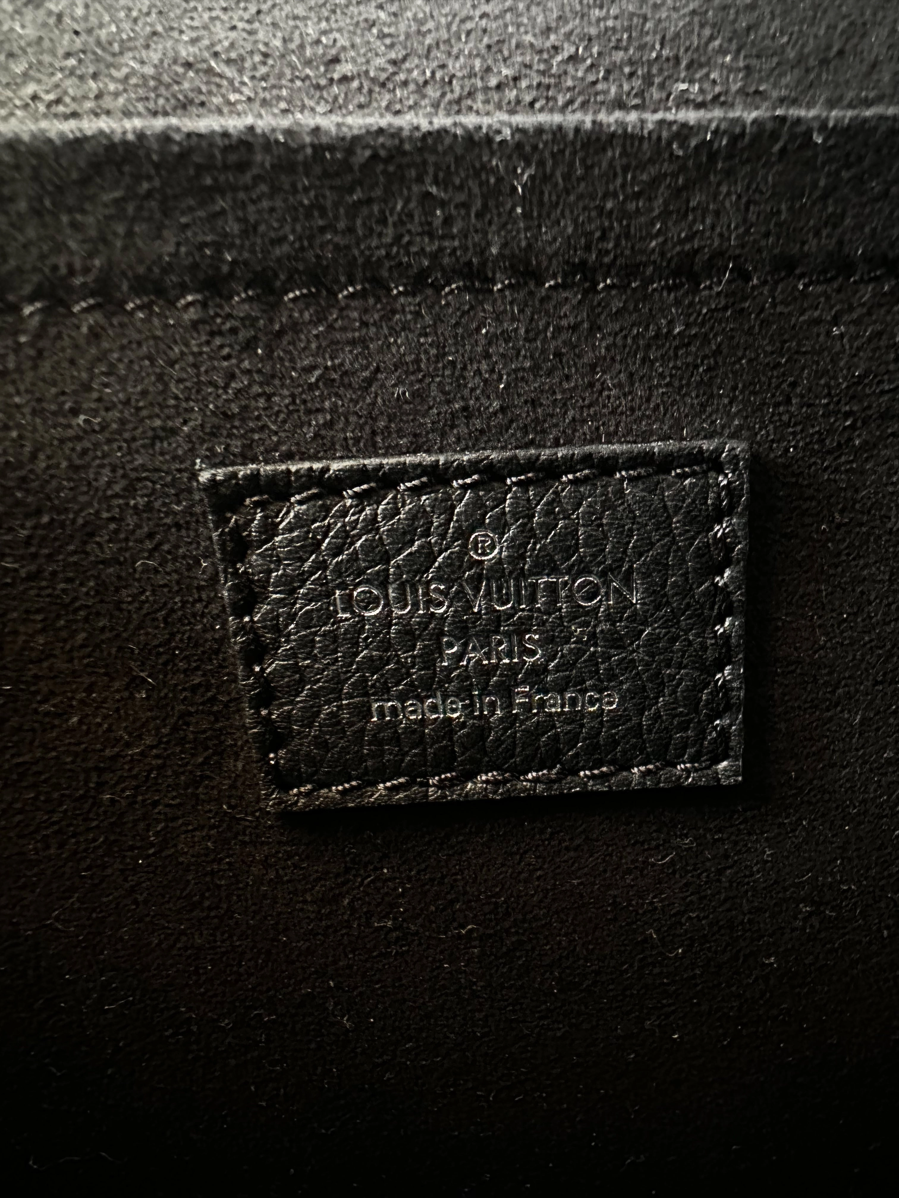 Louis Vuitton Black Lockme Chain Bag