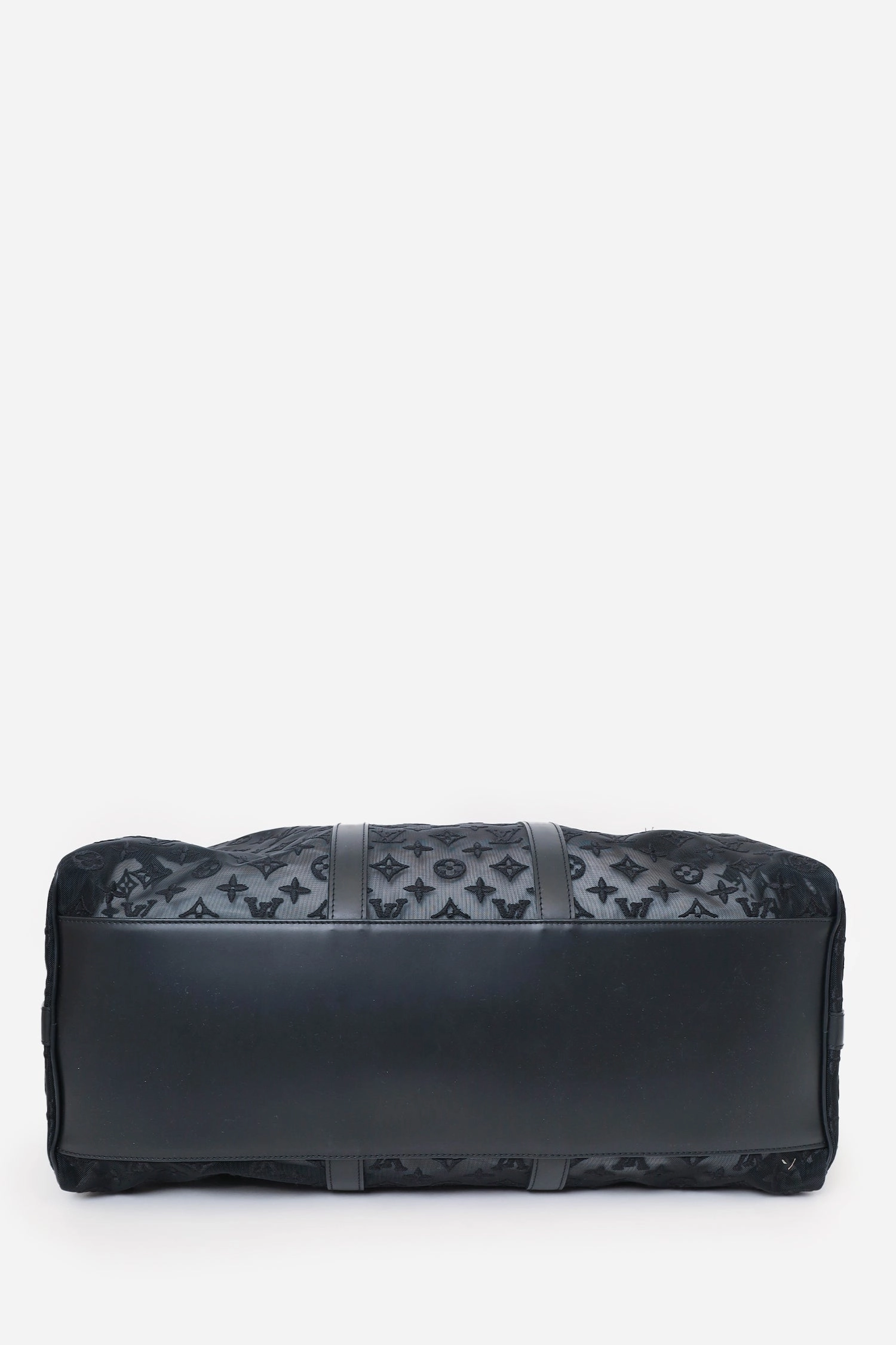 Louis Vuitton Black Mesh Keepall Bandouliere 50