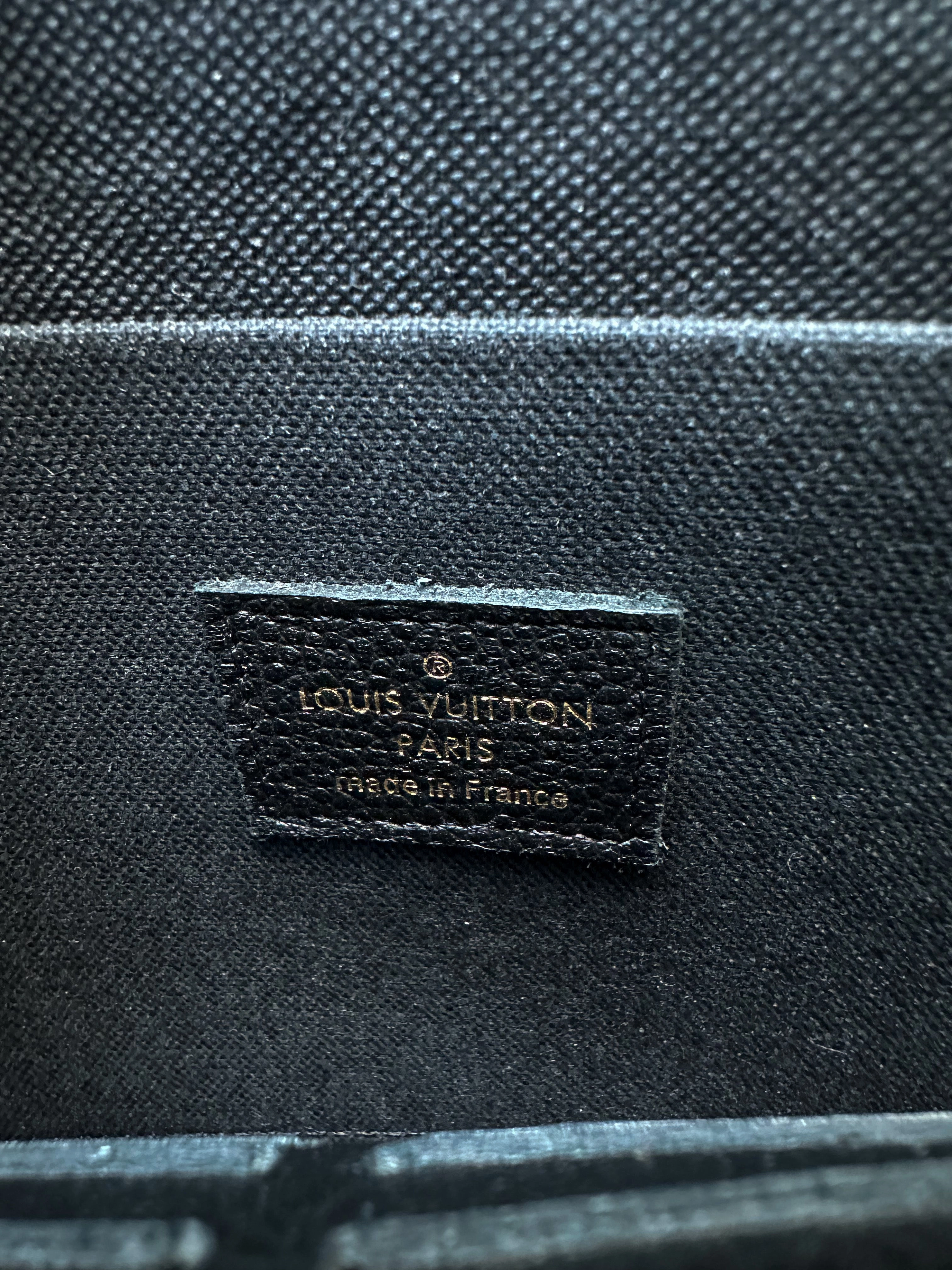 Louis Vuitton Black Monogram Empreinte Pochette Felicie