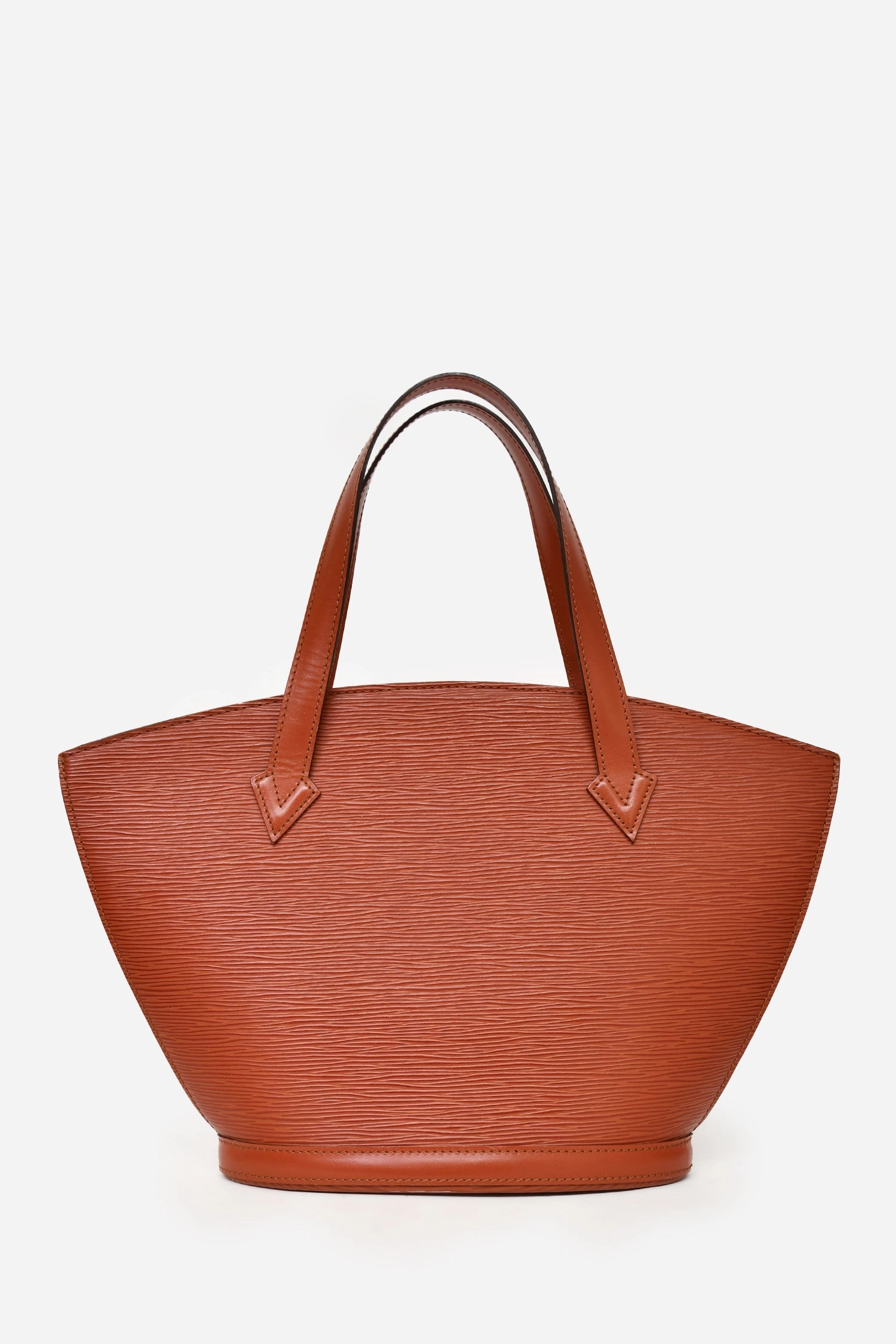 Louis Vuitton Brown Epi Leather 'Saint Jacques' Top Handle Bag
