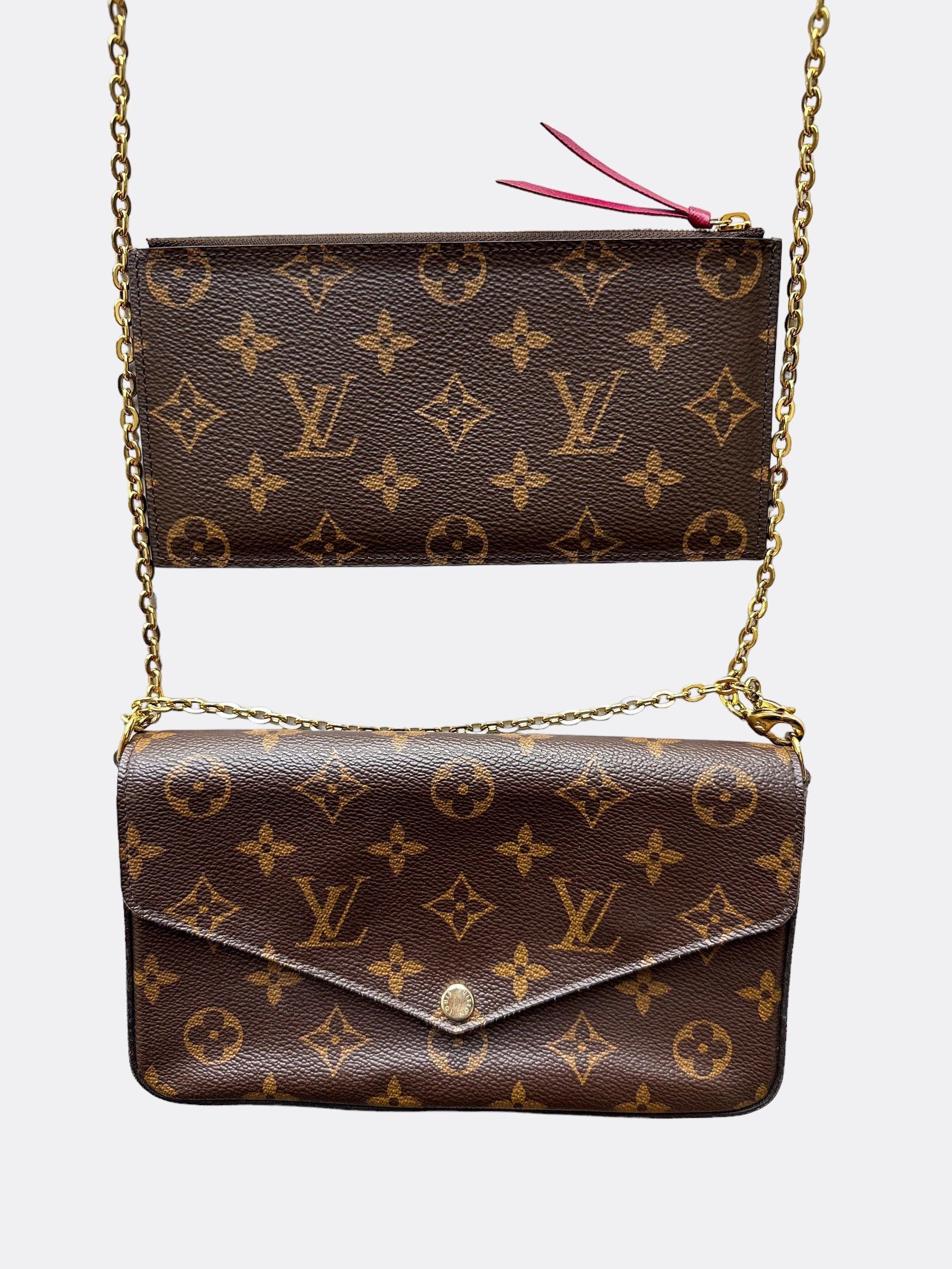 Louis Vuitton Brown Monogram Pochette Felicie