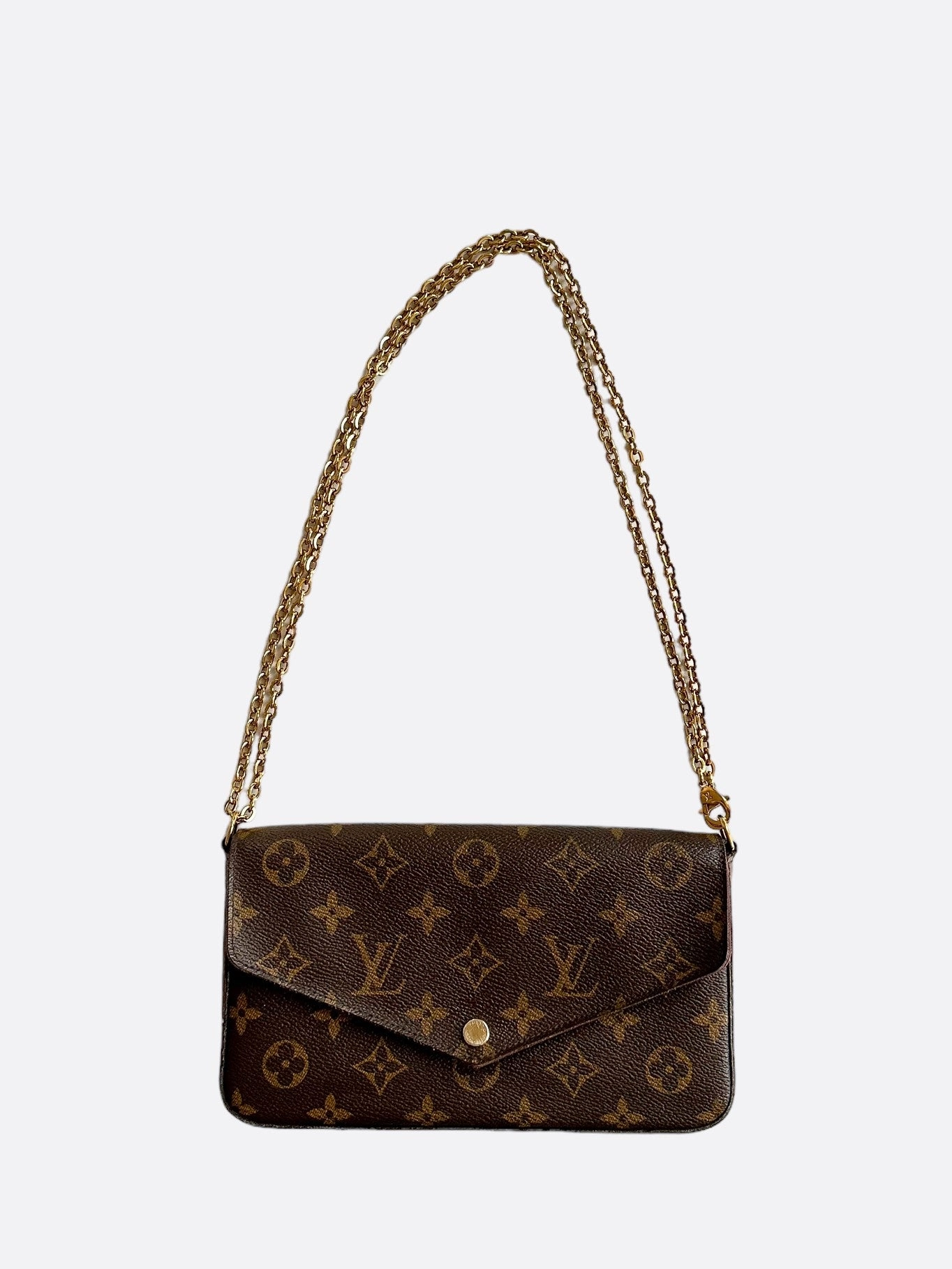 Louis Vuitton Brown Monogram Pochette Felicie