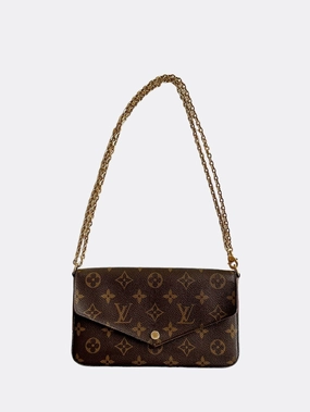 Louis Vuitton Brown Monogram Pochette Felicie