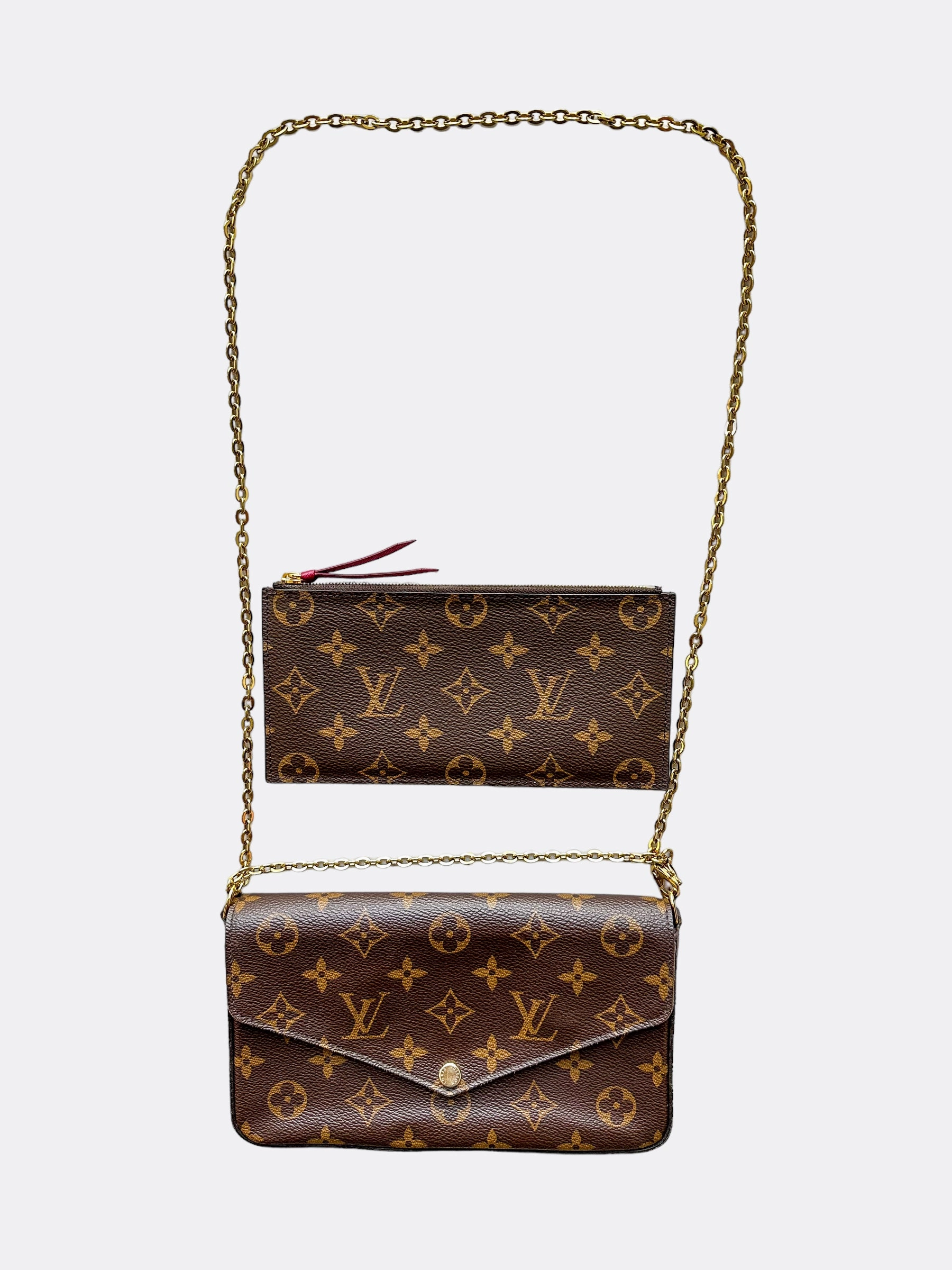 Louis Vuitton Brown Monogram Pochette Felicie