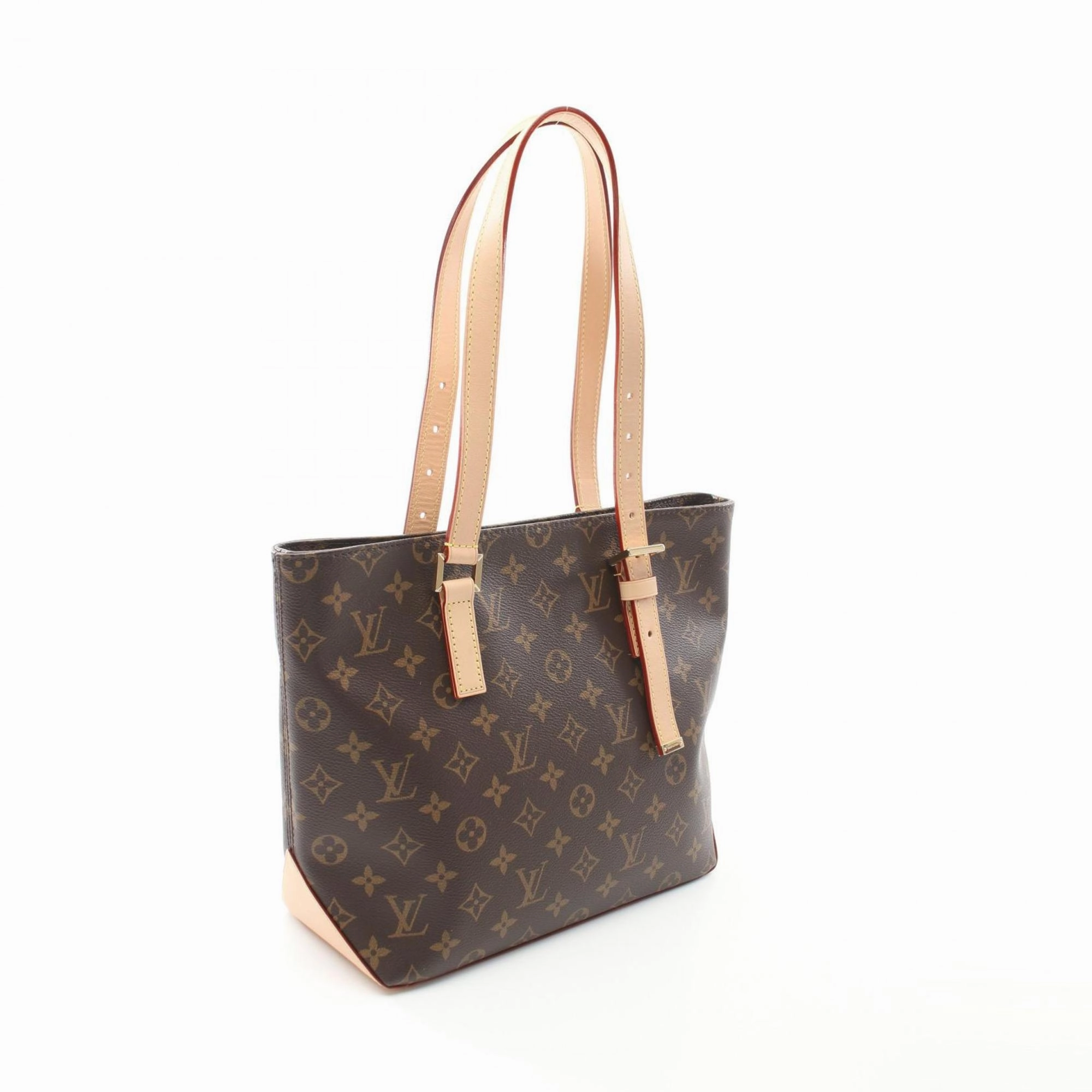 Louis Vuitton Coated Canvas Leather Tote Bag (Pre-Owned)