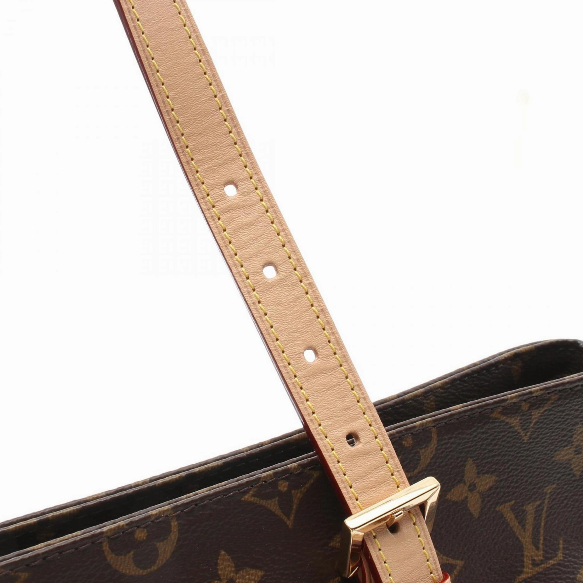Louis Vuitton Coated Canvas Leather Tote Bag (Pre-Owned)