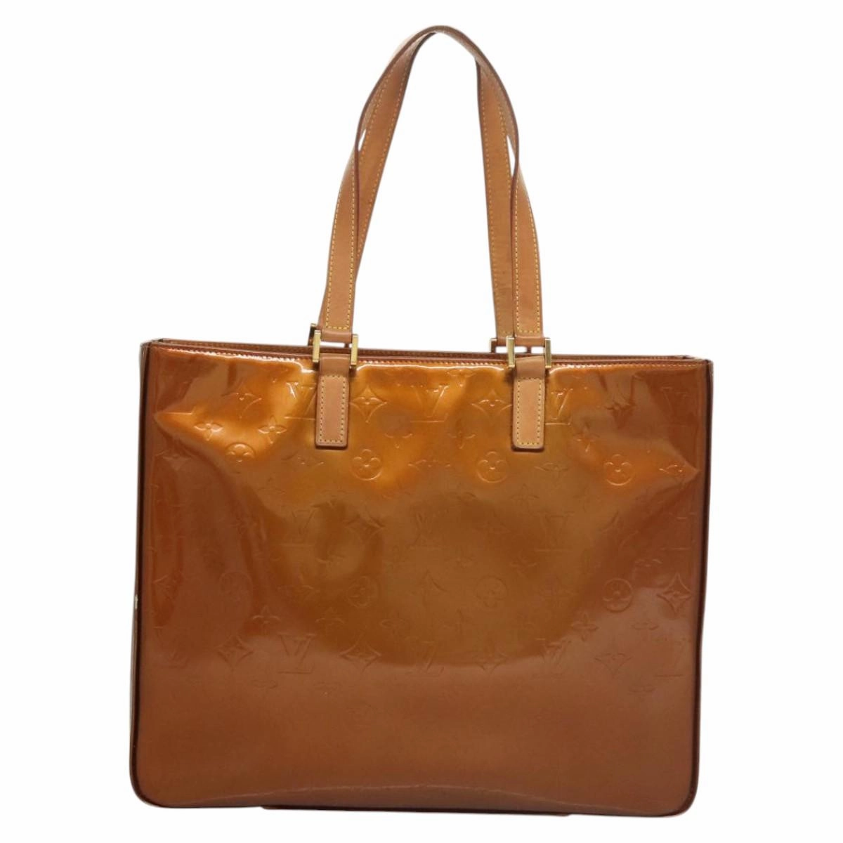 Louis Vuitton Columbus Patent Leather Tote Bag (Pre-Owned)