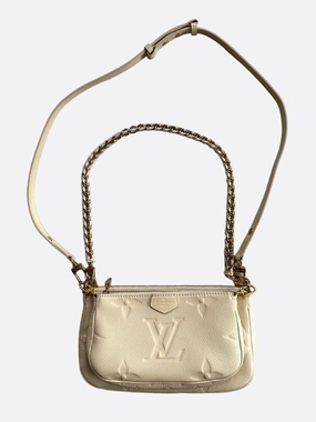 Louis Vuitton Cream Empriente Multi Pochette
