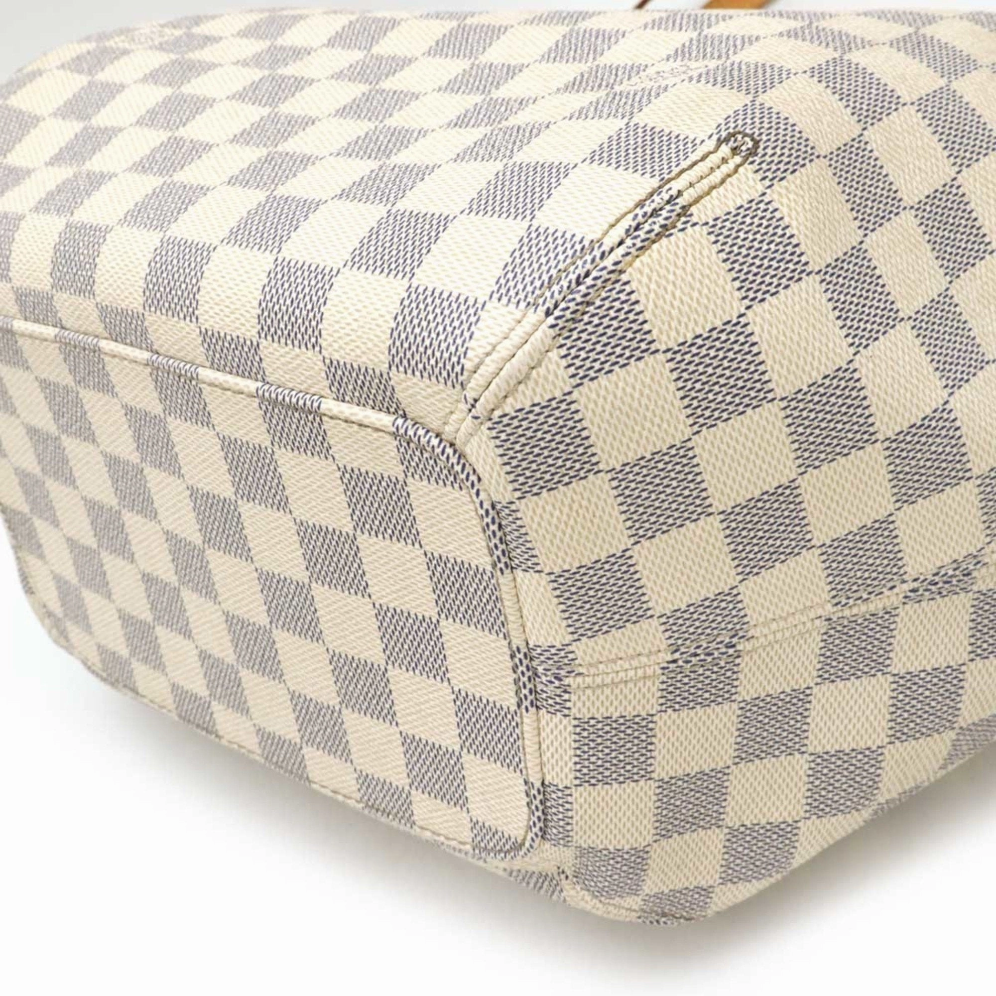 Louis Vuitton Damier Azur Pvc Shoulder Bag Tote Bag (Pre-Owned)