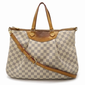 Louis Vuitton Damier Azur Pvc Shoulder Bag Tote Bag (Pre-Owned)