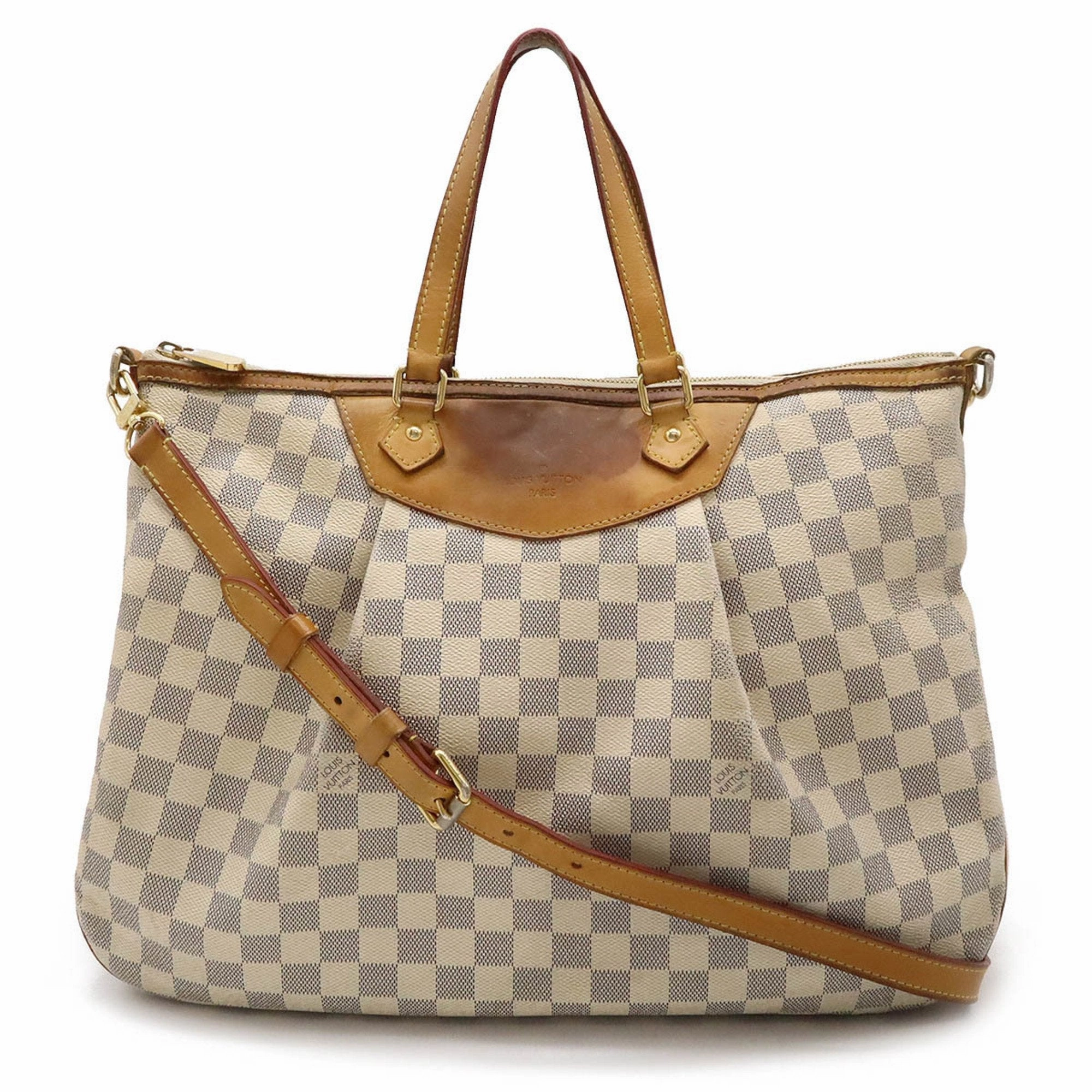 Louis Vuitton Damier Azur Pvc Shoulder Bag Tote Bag (Pre-Owned)