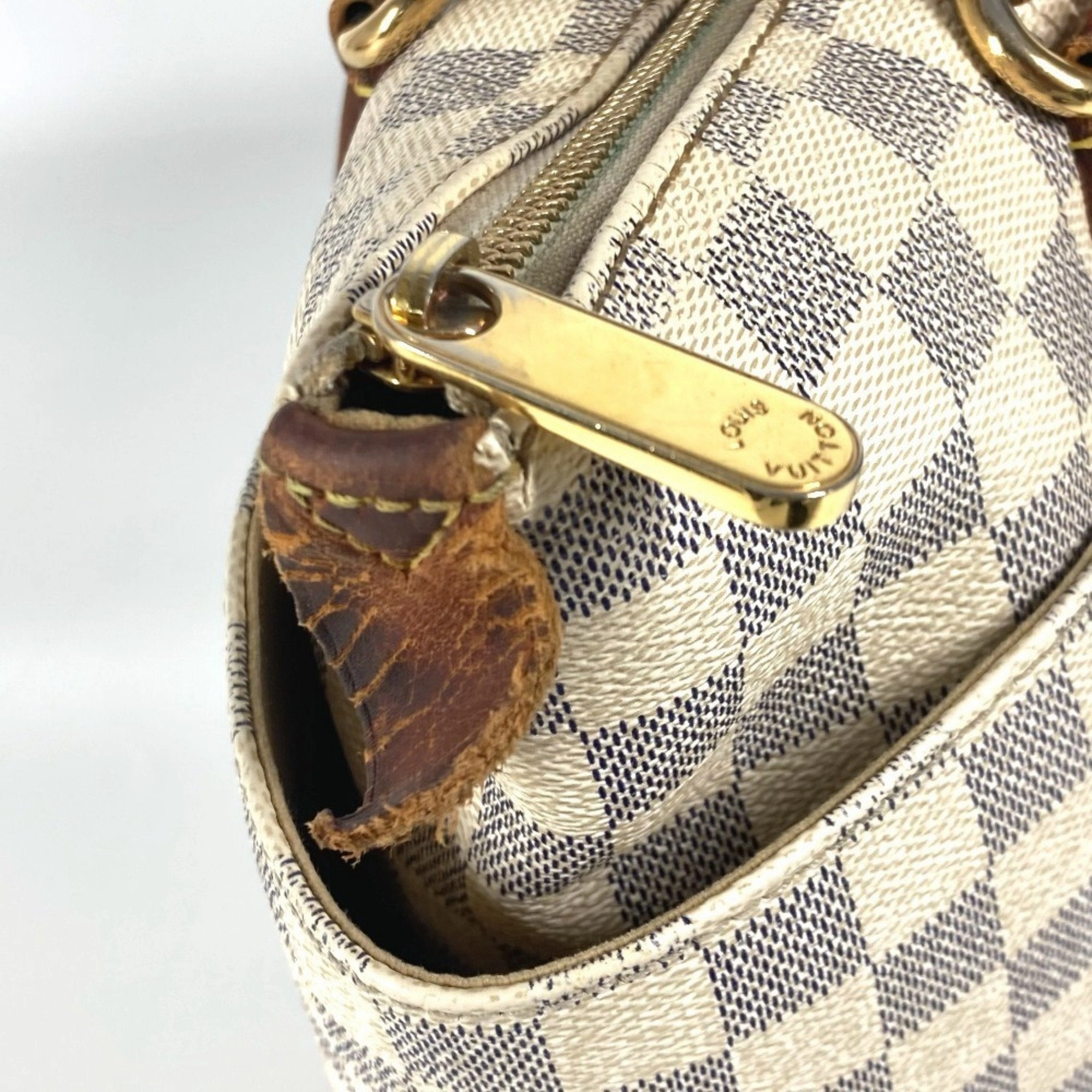 Louis Vuitton Damier Azur Shoulder Bag Tote Bag (Pre-Owned)