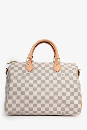 Louis Vuitton Damier Azur Speedy 30 Bandouliere