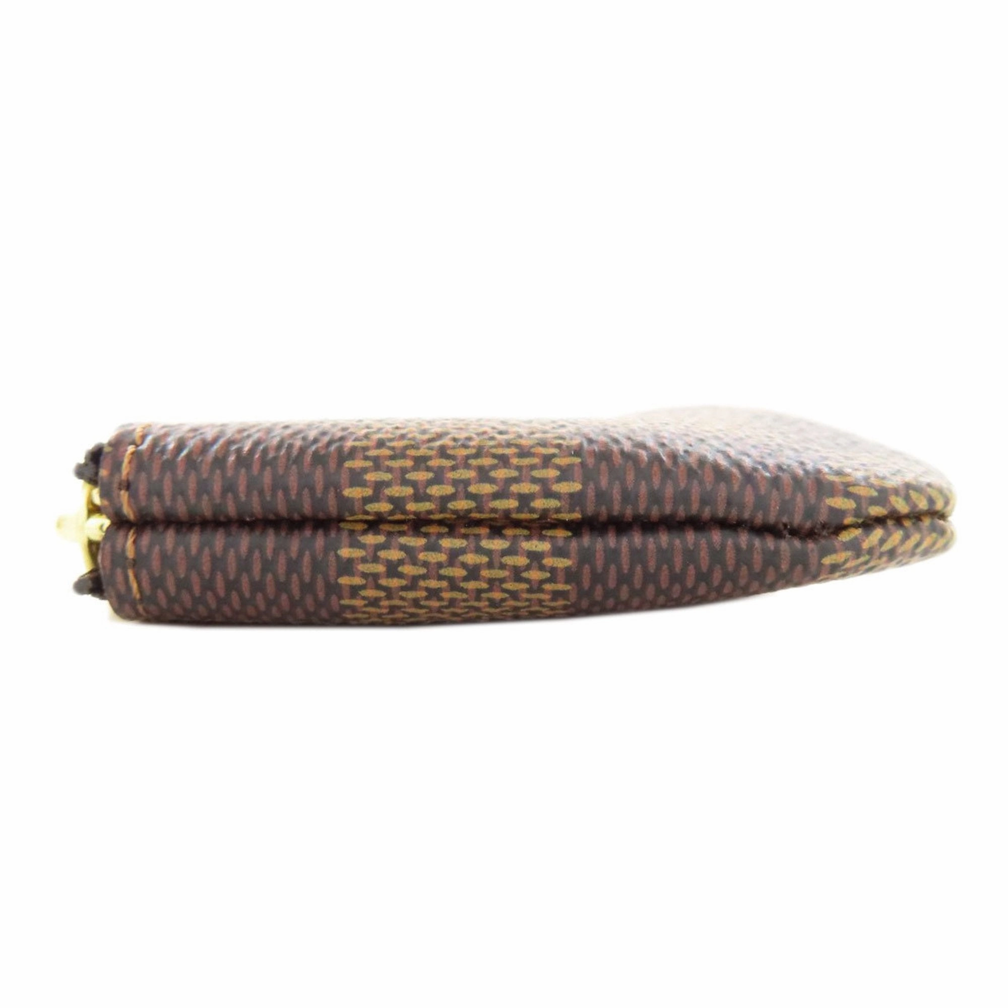 Louis Vuitton Damier Canvas Ebene Damier Canvas Coin Purse/Coin Case (Pre-Owned)