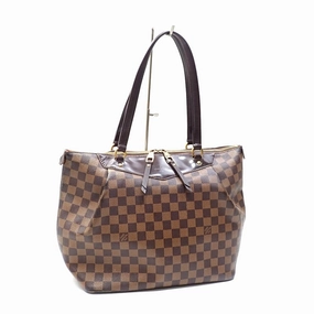 Louis Vuitton Damier Canvas Ebene Damier Canvas Tote Bag (Pre-Owned)