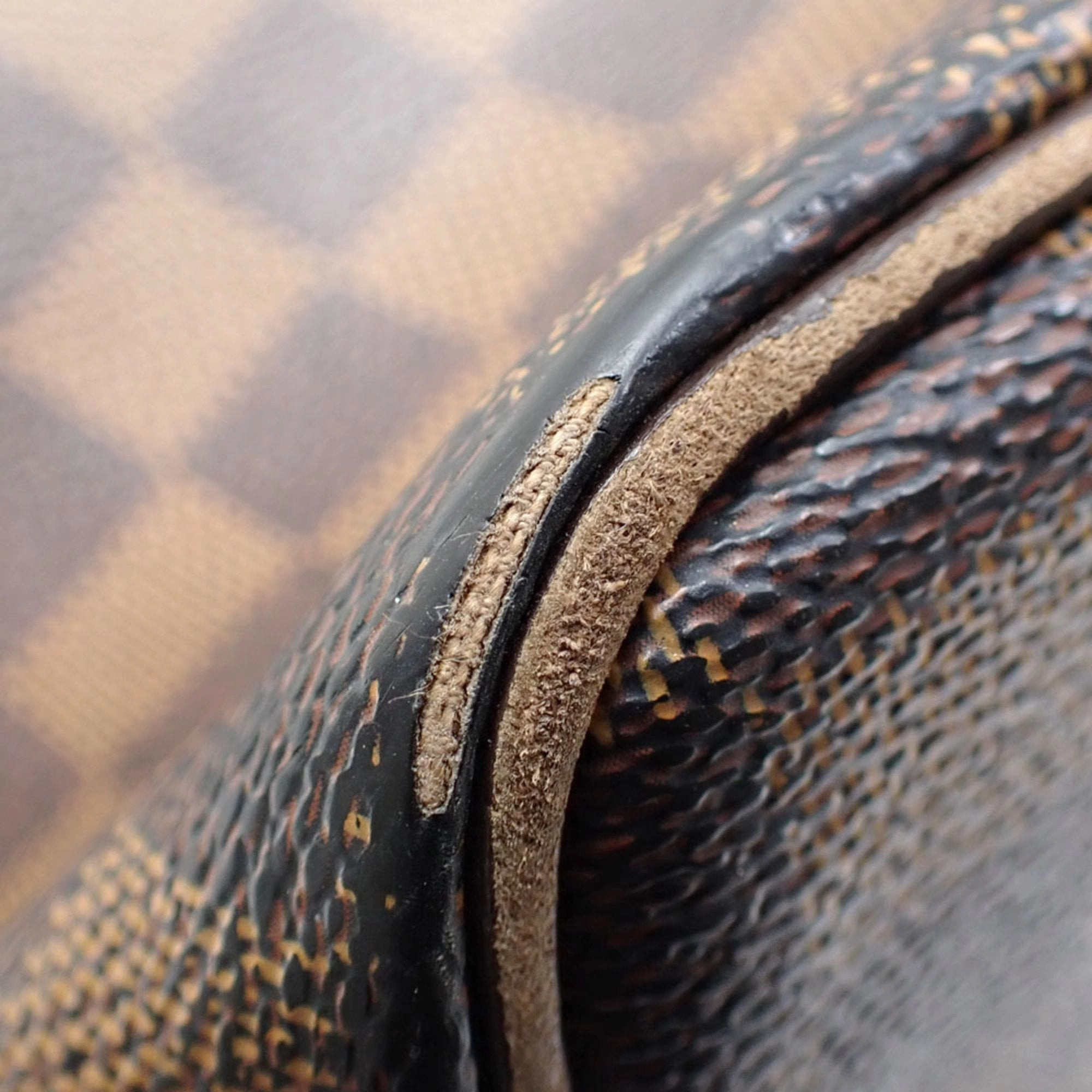 Louis Vuitton Damier Canvas Ebene Damier Canvas Tote Bag (Pre-Owned)
