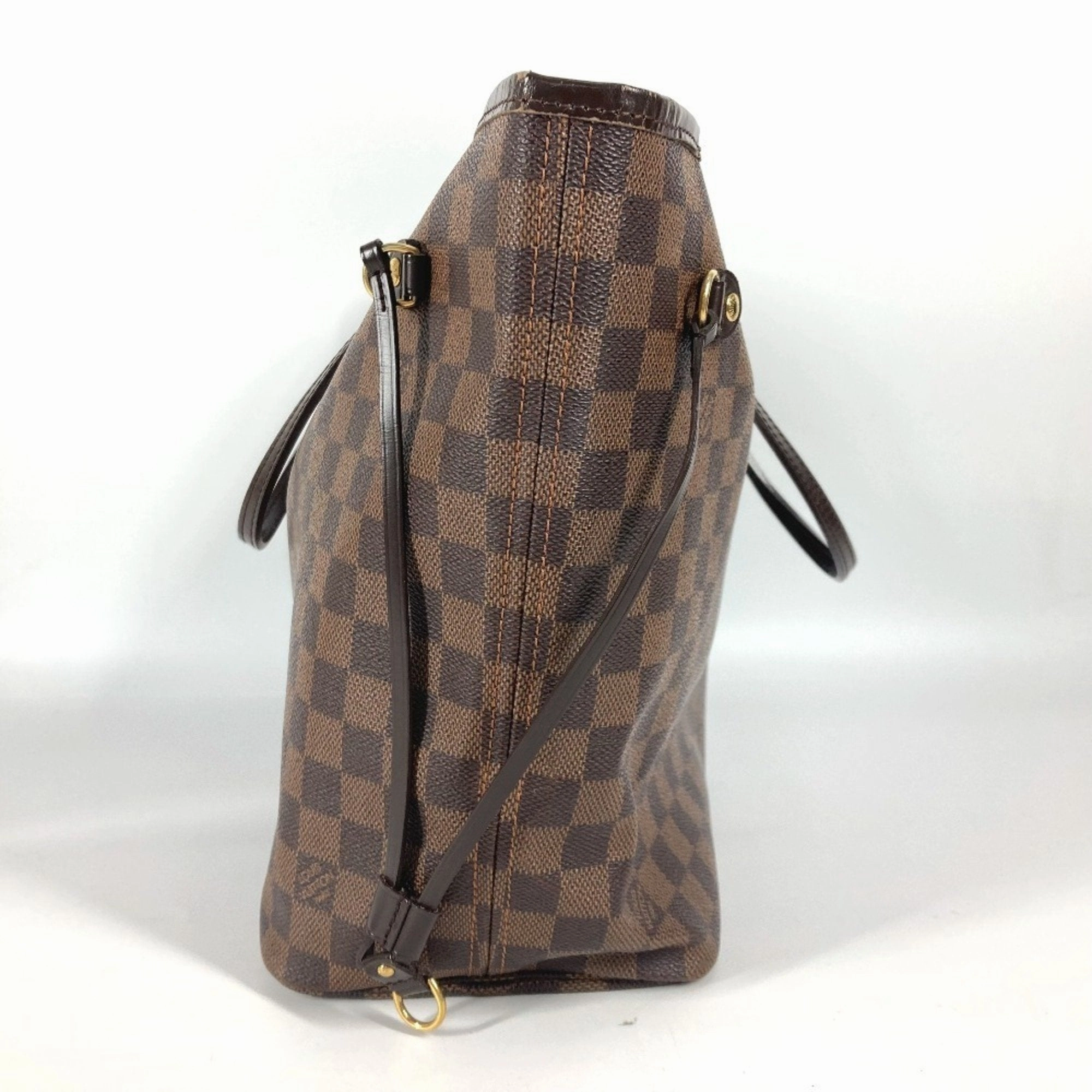 Louis Vuitton Damier Ebene Damier Canvas Shoulder Bag Tote Bag (Pre-Owned)