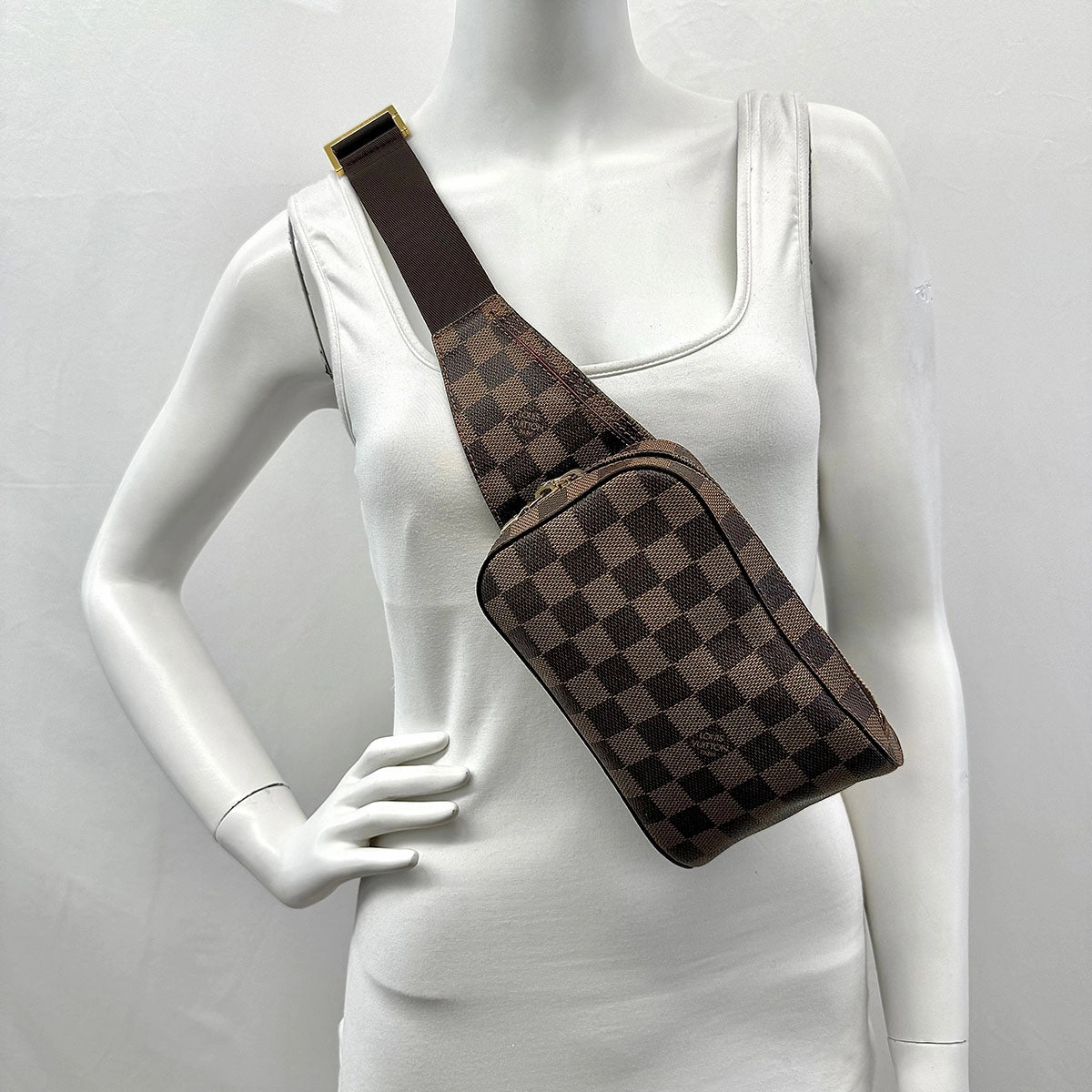 Louis Vuitton Damier Ebene Geronimos Belt Bag