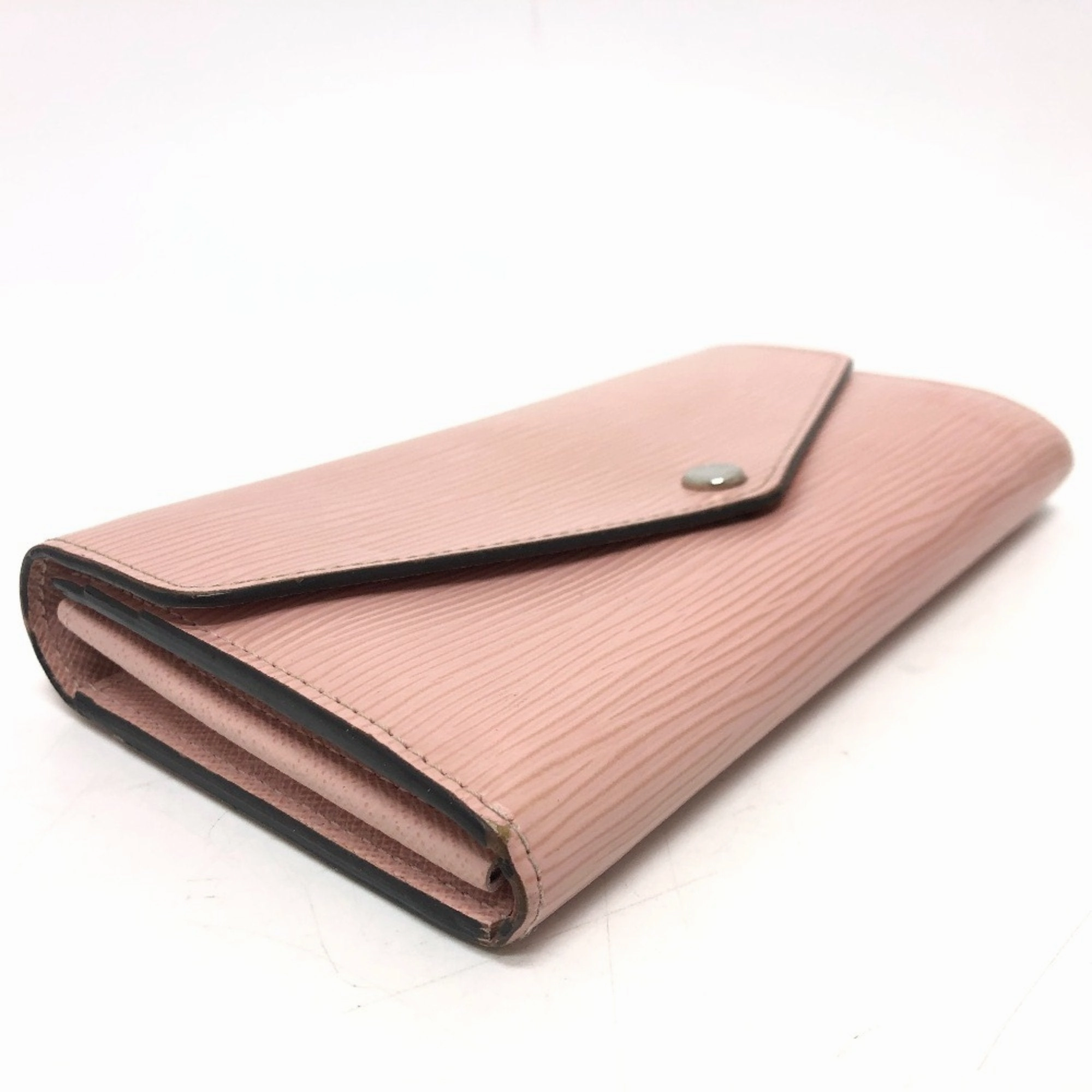 Louis Vuitton Epi pink Rose Ballerine Epi Leather Long Wallet (Bi-Fold) (Pre-Owned)