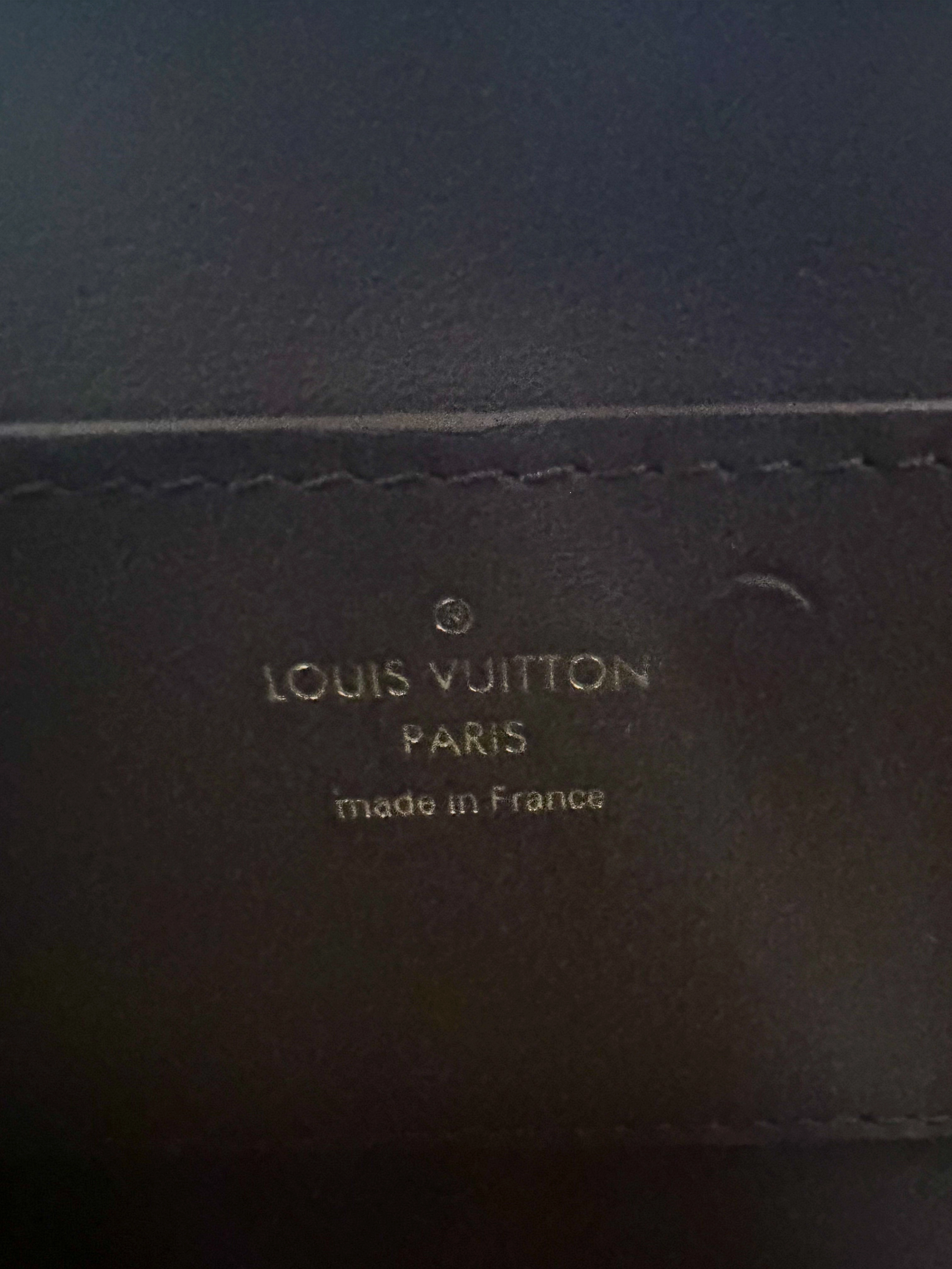 Louis Vuitton Greige Taurillon Twist Handle Bag