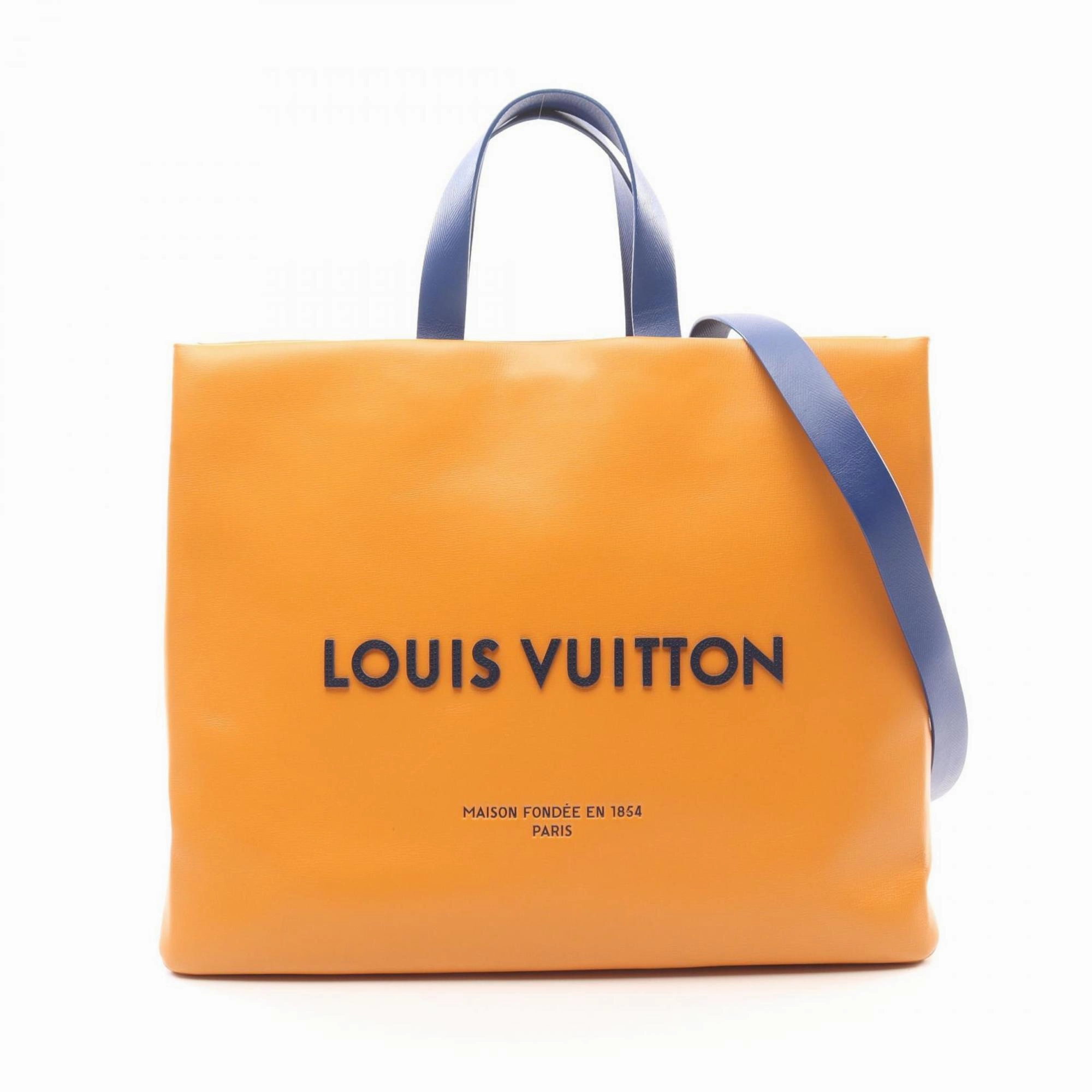 Louis Vuitton Leather Tote Bag (Pre-Owned)