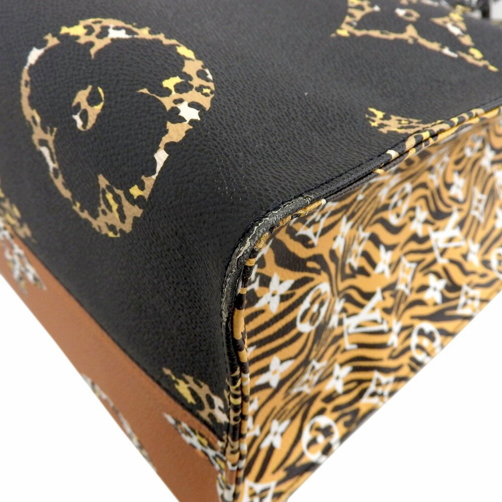 Louis Vuitton Leopard Noir Pvc Tote Bag (Pre-Owned)