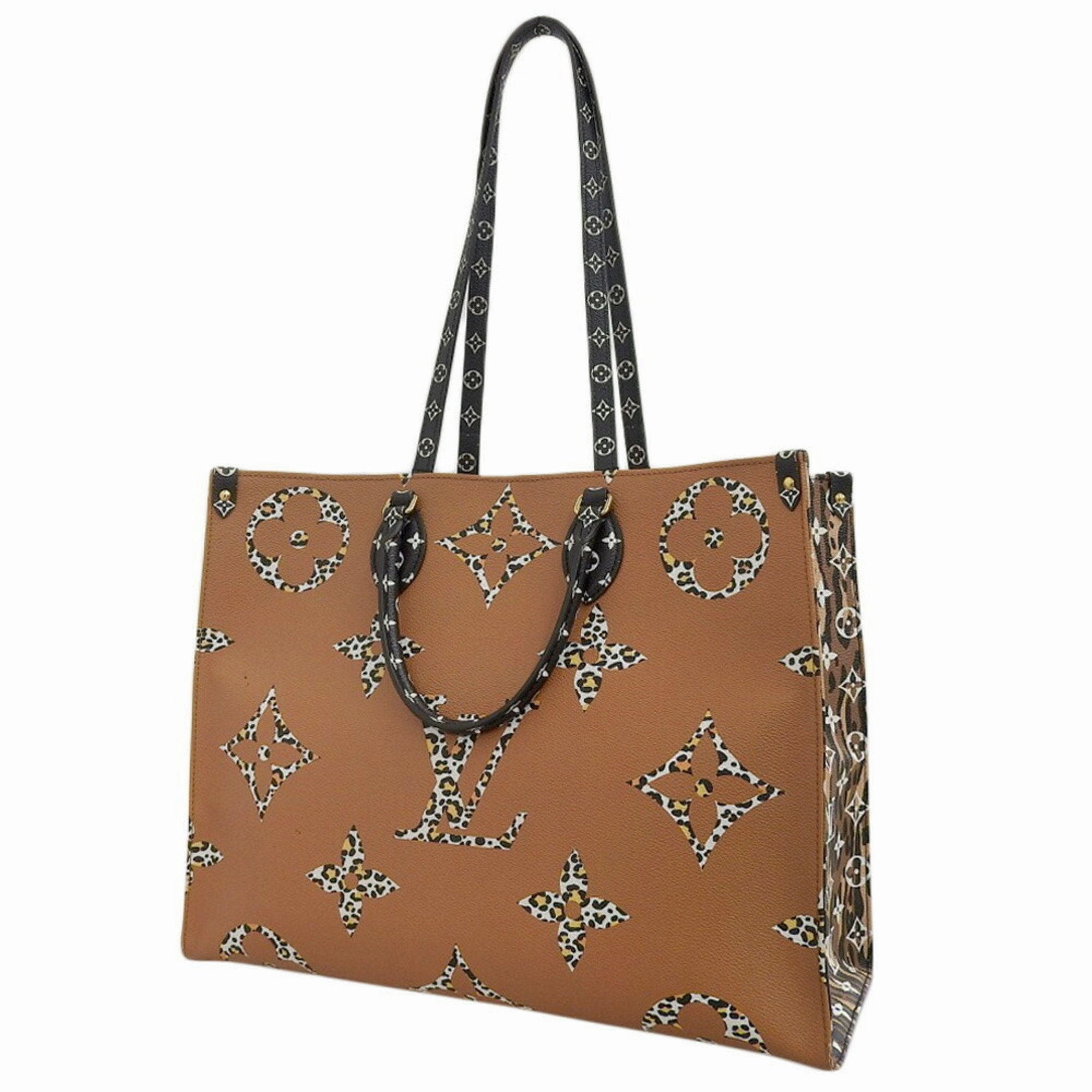 Louis Vuitton Leopard Noir Pvc Tote Bag (Pre-Owned)