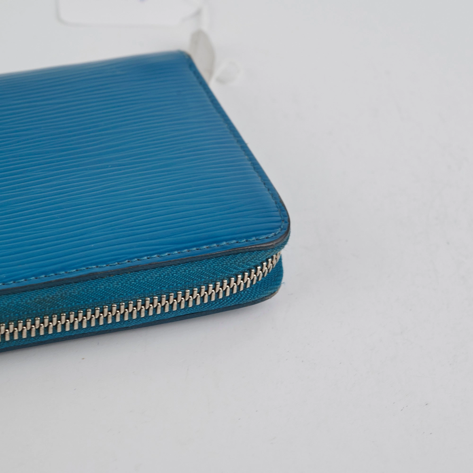 Louis Vuitton Long Zippy Epi Blue Wallet
