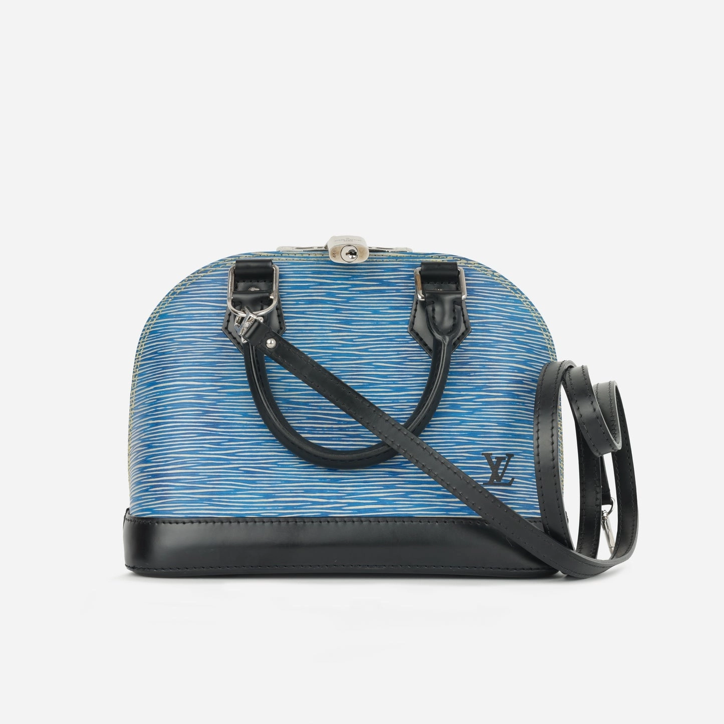 Louis Vuitton Louis Vuitton - Alma BB - Blue/White Epi Leather SHW - 2018 - Pre-Loved