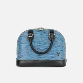 Louis Vuitton Louis Vuitton - Alma BB - Blue/White Epi Leather SHW - 2018 - Pre-Loved