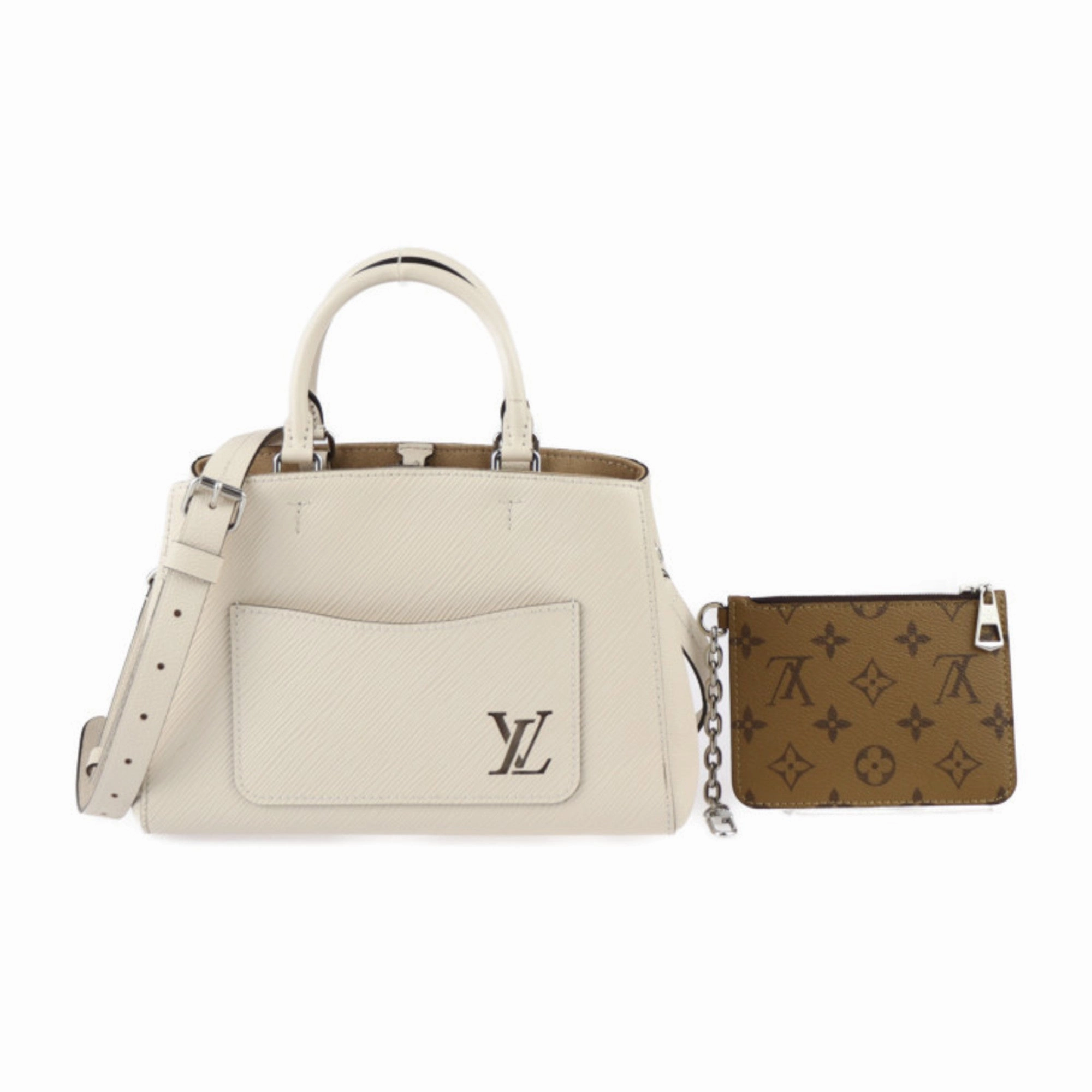 Louis Vuitton Marelle Leather Handbag (Pre-Owned)