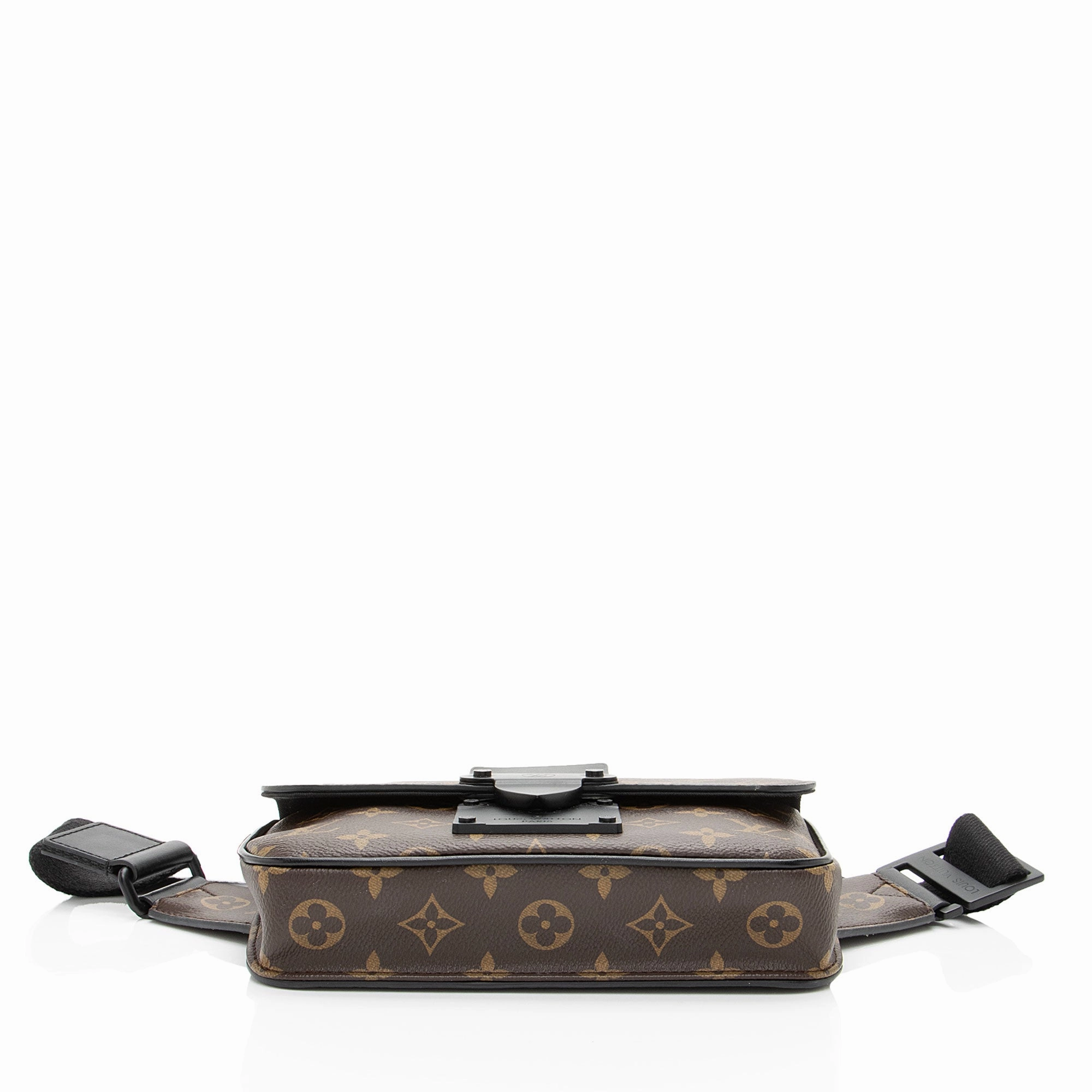 Louis Vuitton Monogram Canvas Macassar S Lock Sling Bag